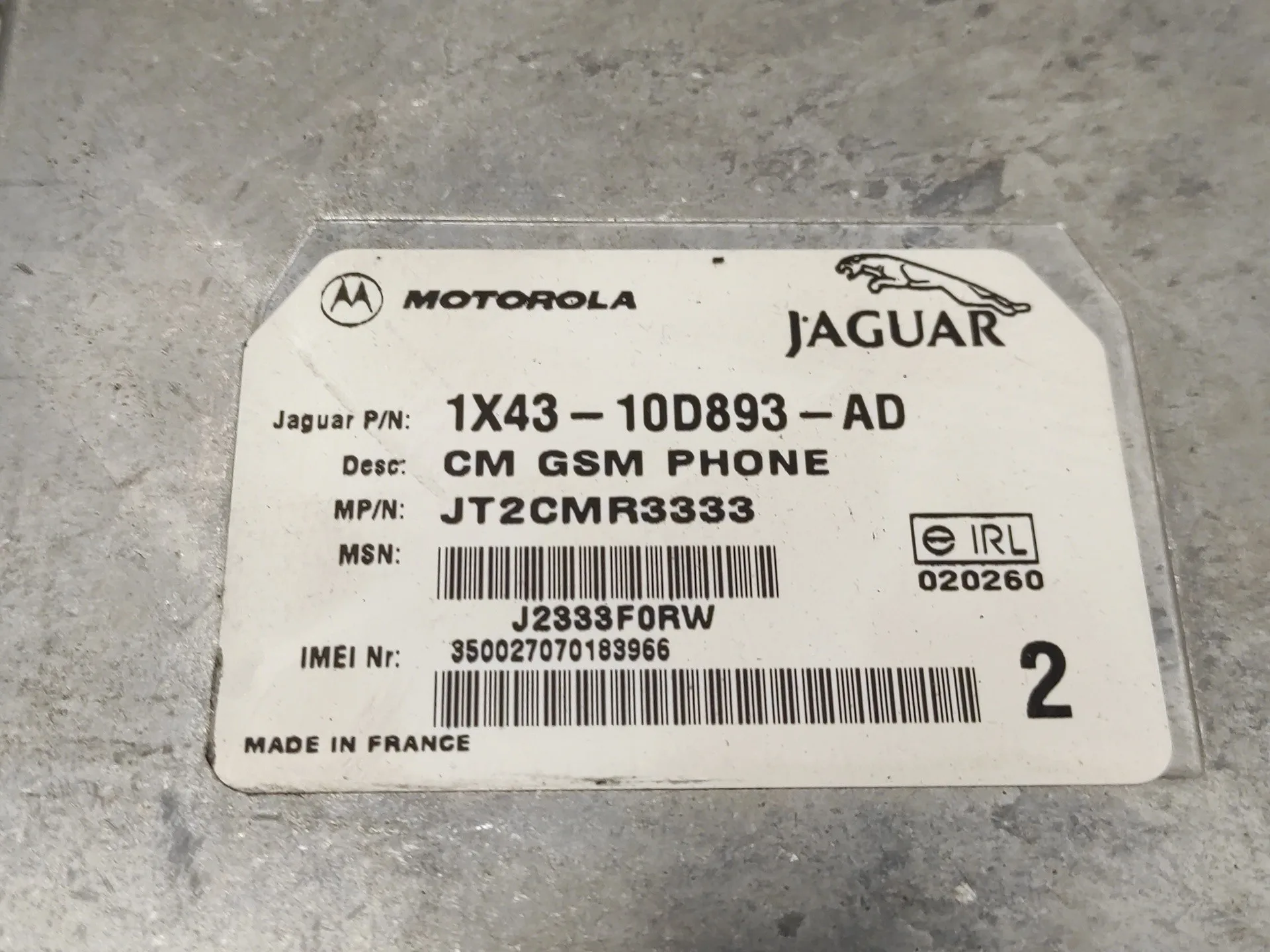 Modulo Electronico para Jaguar X-Type