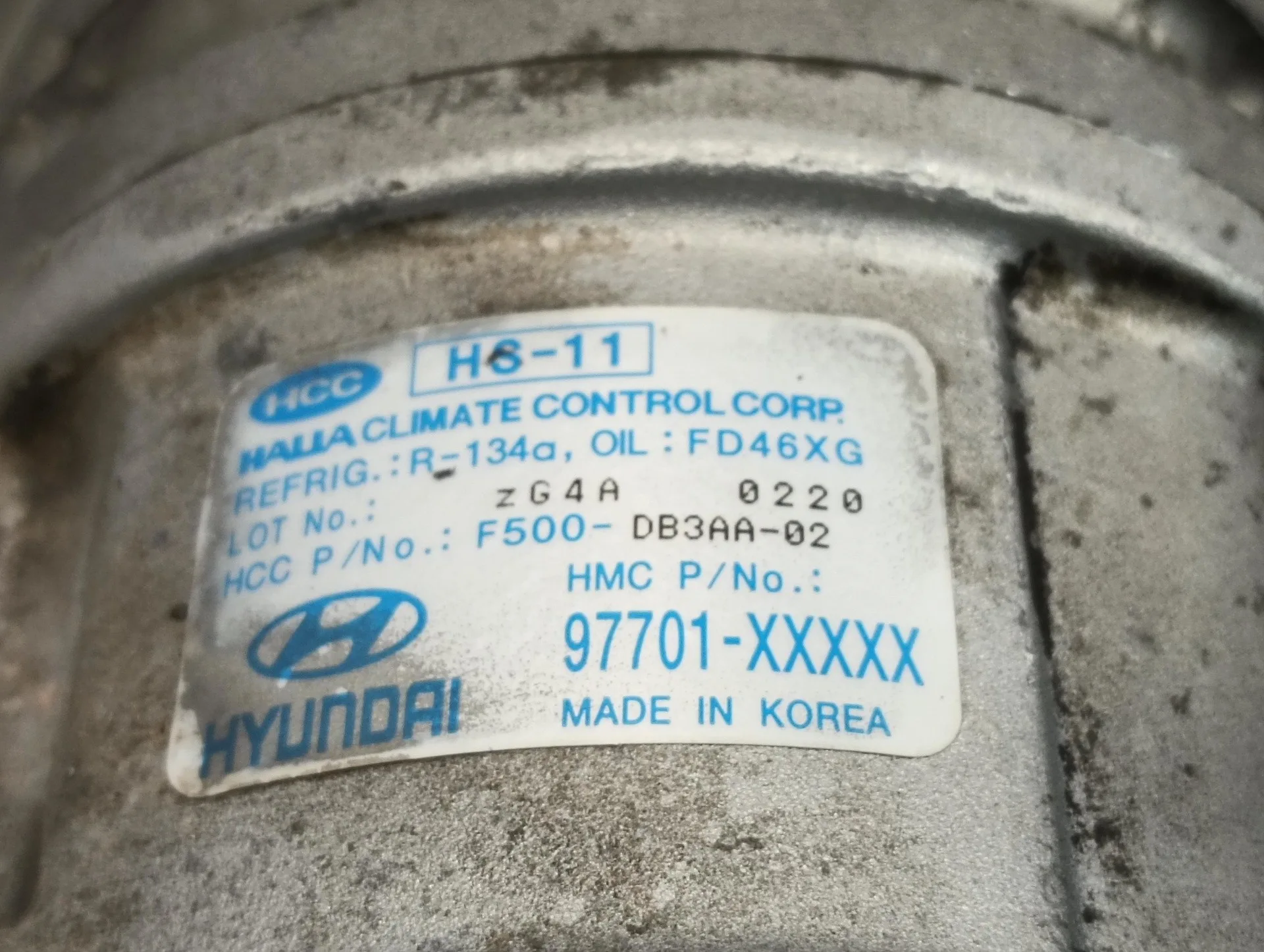Compresor Aire Acondicionado para Kia Picanto