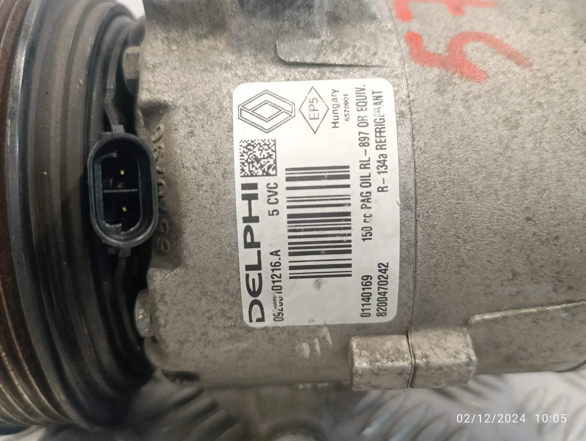 Compresor Aire Acondicionado para Renault Megane Ii Berlina 5P