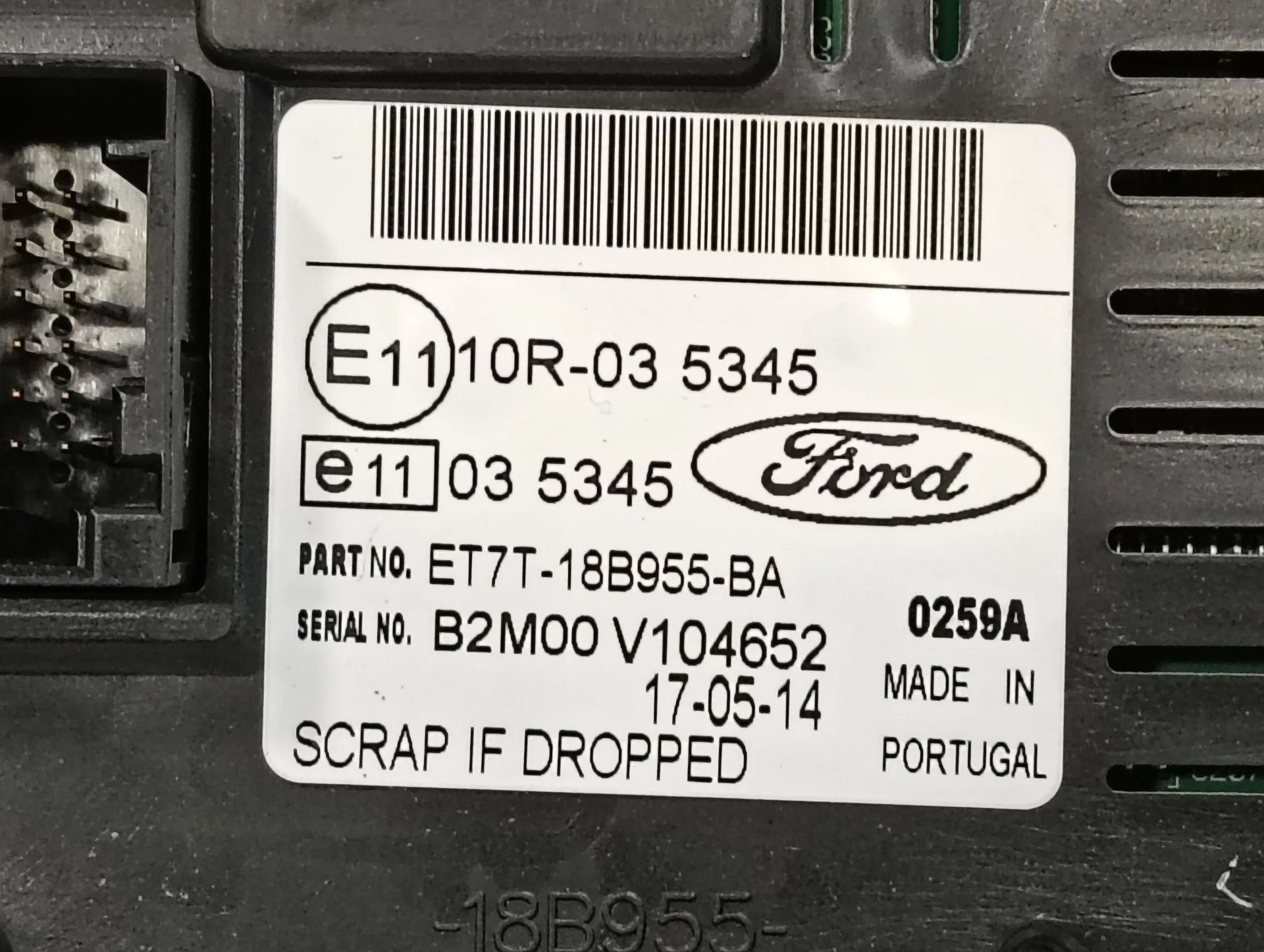 Pantalla Multifuncion para Ford Fiesta (Ccn)