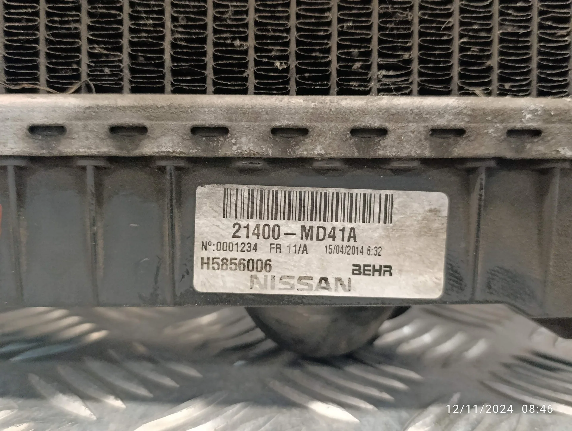Radiador Agua para Nissan Nt400 Cabstar (01/20214->)