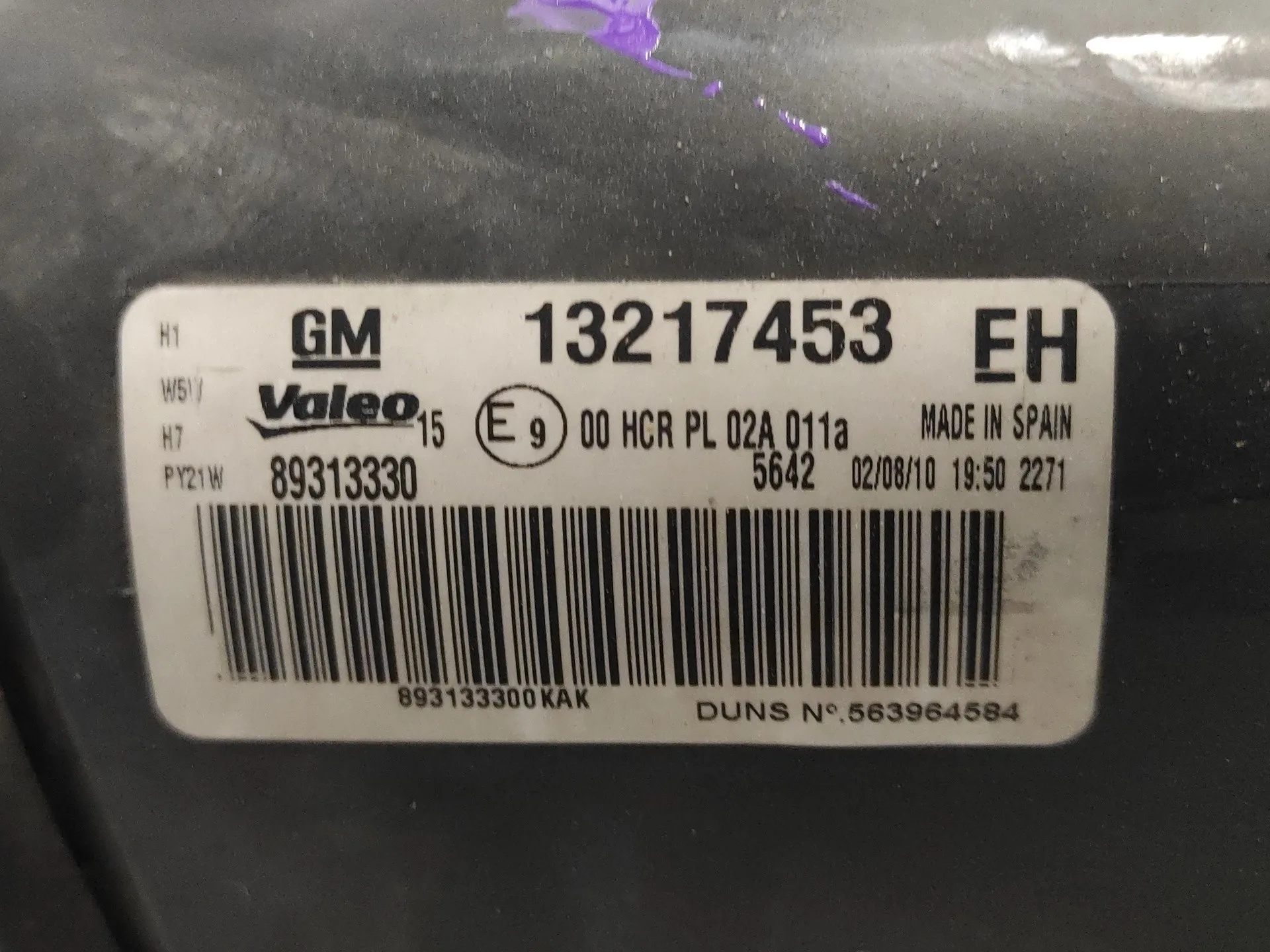 Faro Izquierdo para Opel Corsa D
