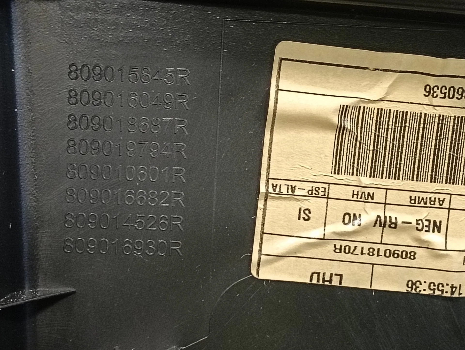 Guarnecido Puerta Delantera Izquierda para Renault Captur Ii