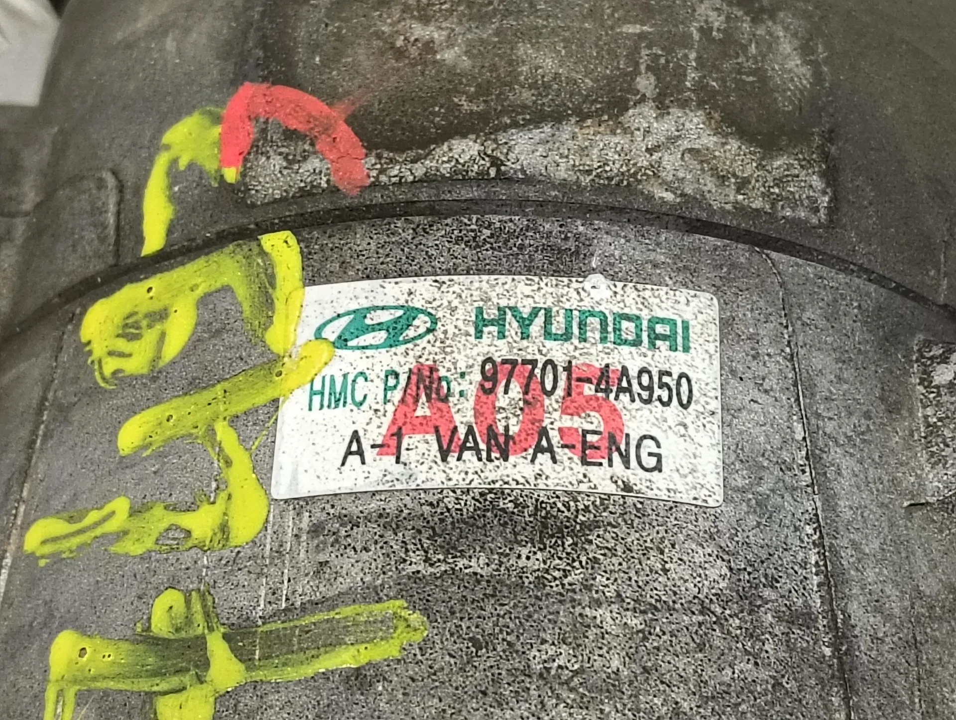 Compresor Aire Acondicionado para Hyundai H 1