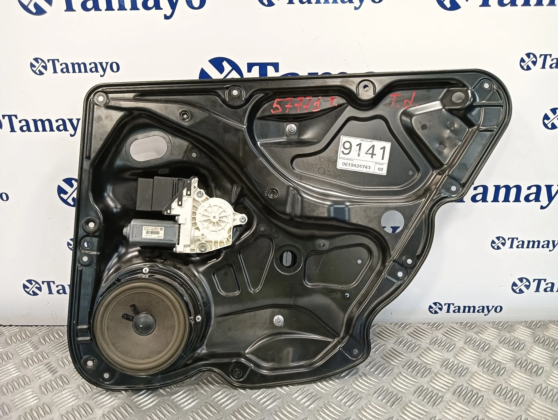 Elevalunas Trasero Derecho para Volkswagen Passat Berlina (3C2)