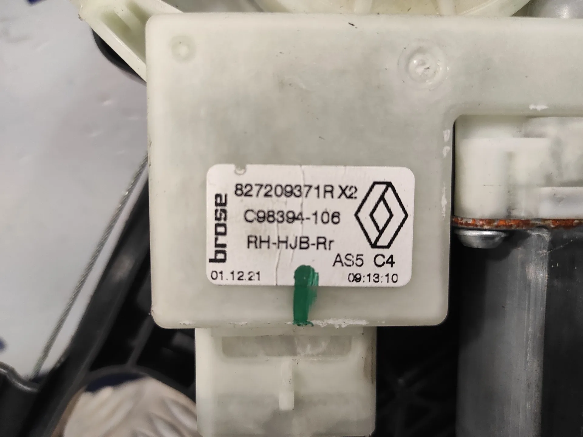 Elevalunas Trasero Derecho para Renault Captur Ii