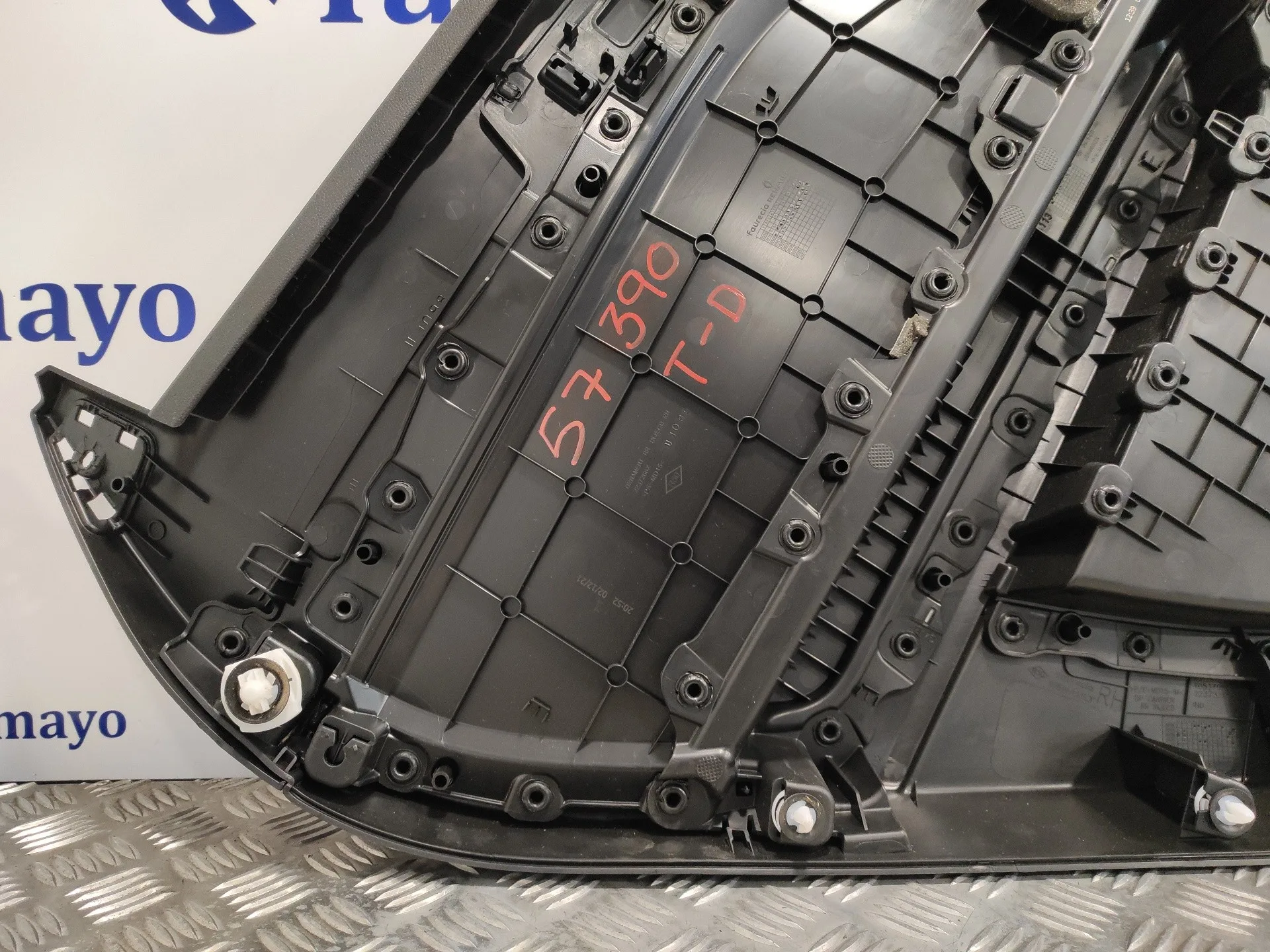 Guarnecido Puerta Trasera Derecha para Renault Captur Ii