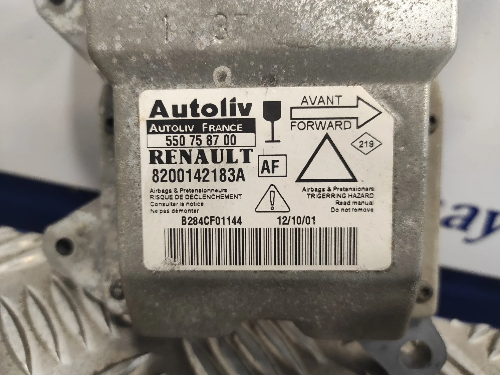 Centralita Airbag para Renault Laguna Ii (Bg0)