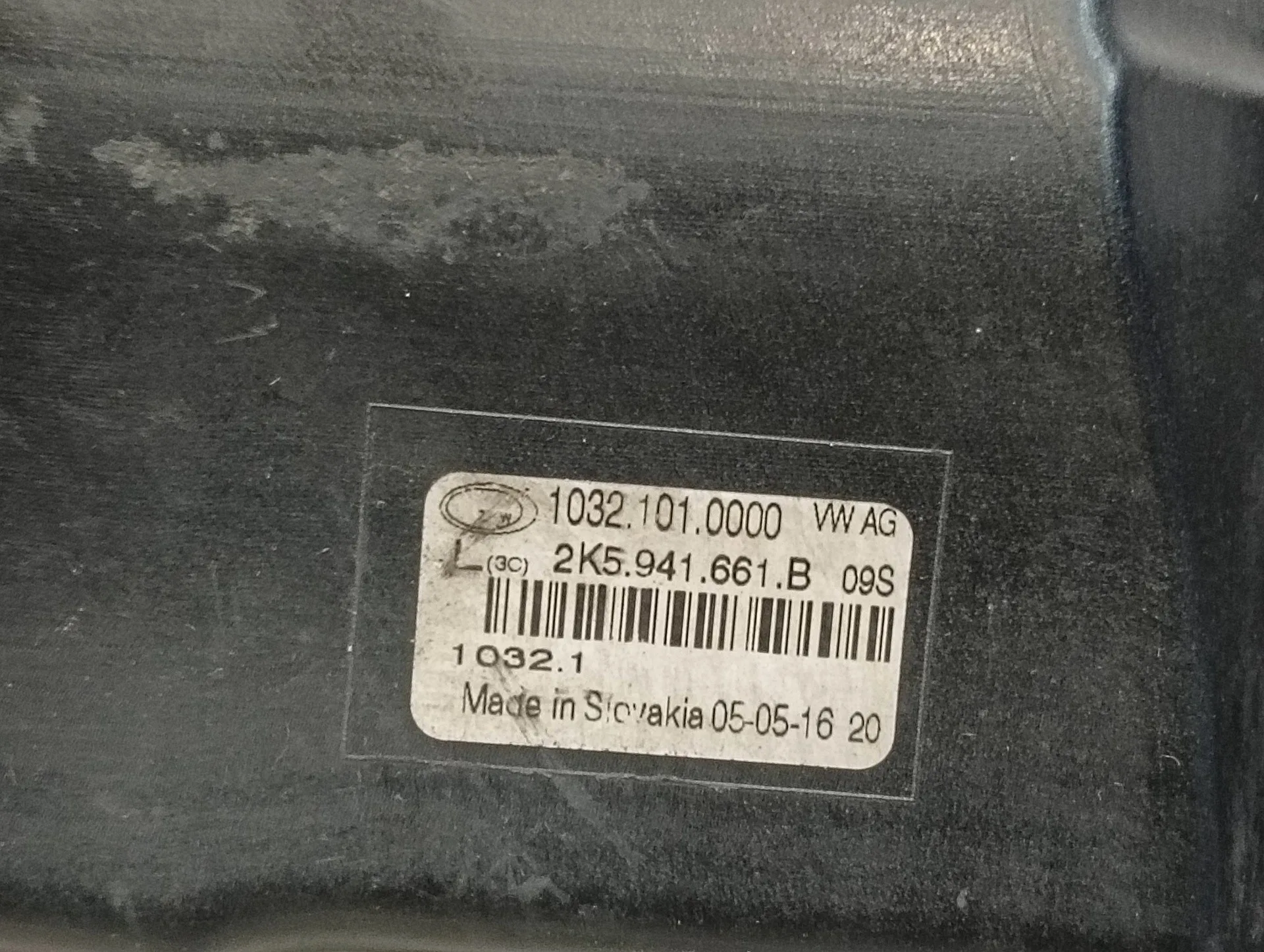 Faro Antiniebla Izquierdo para Volkswagen Caddy Ocio