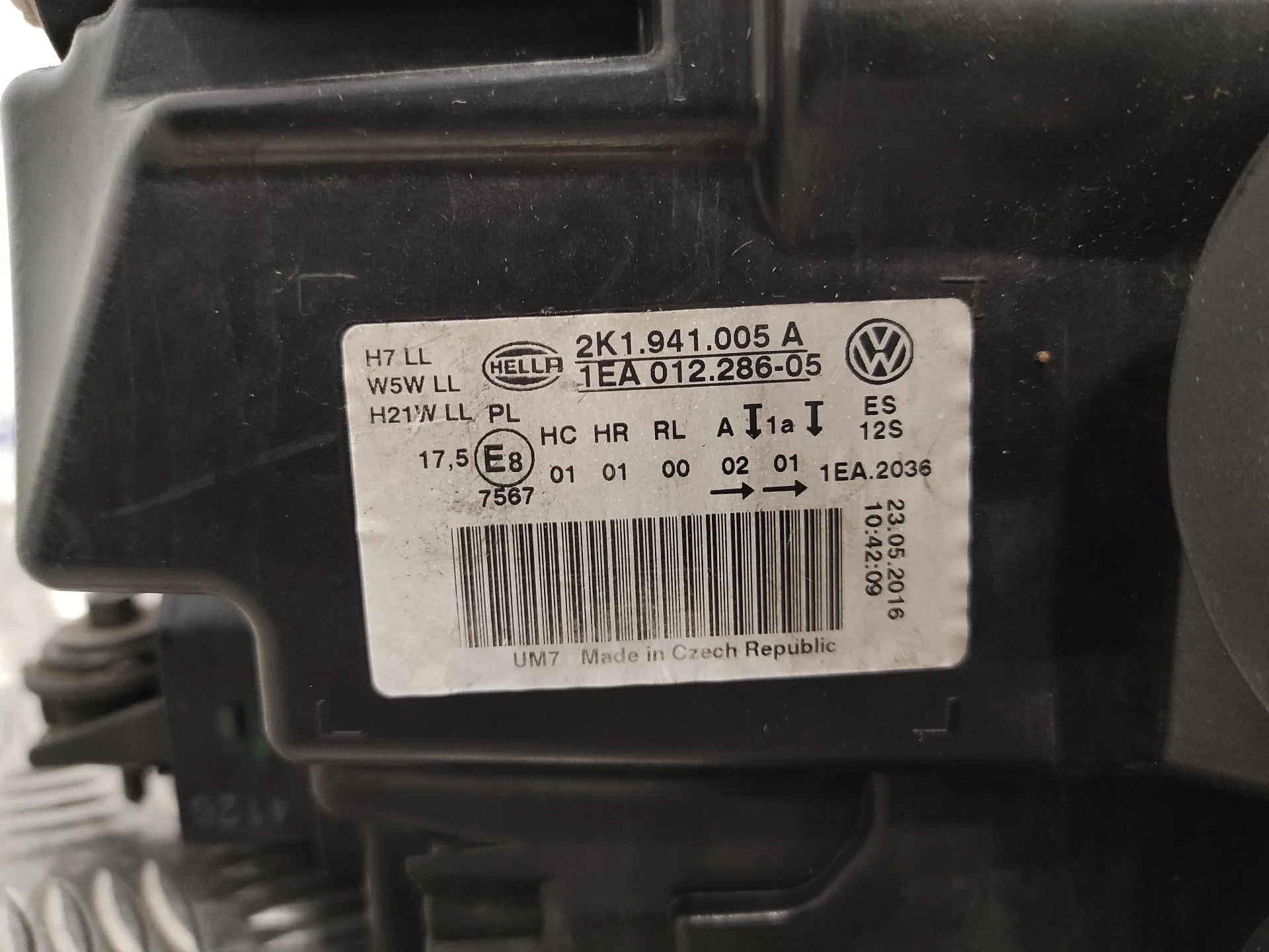 Faro Izquierdo para Volkswagen Caddy Ocio