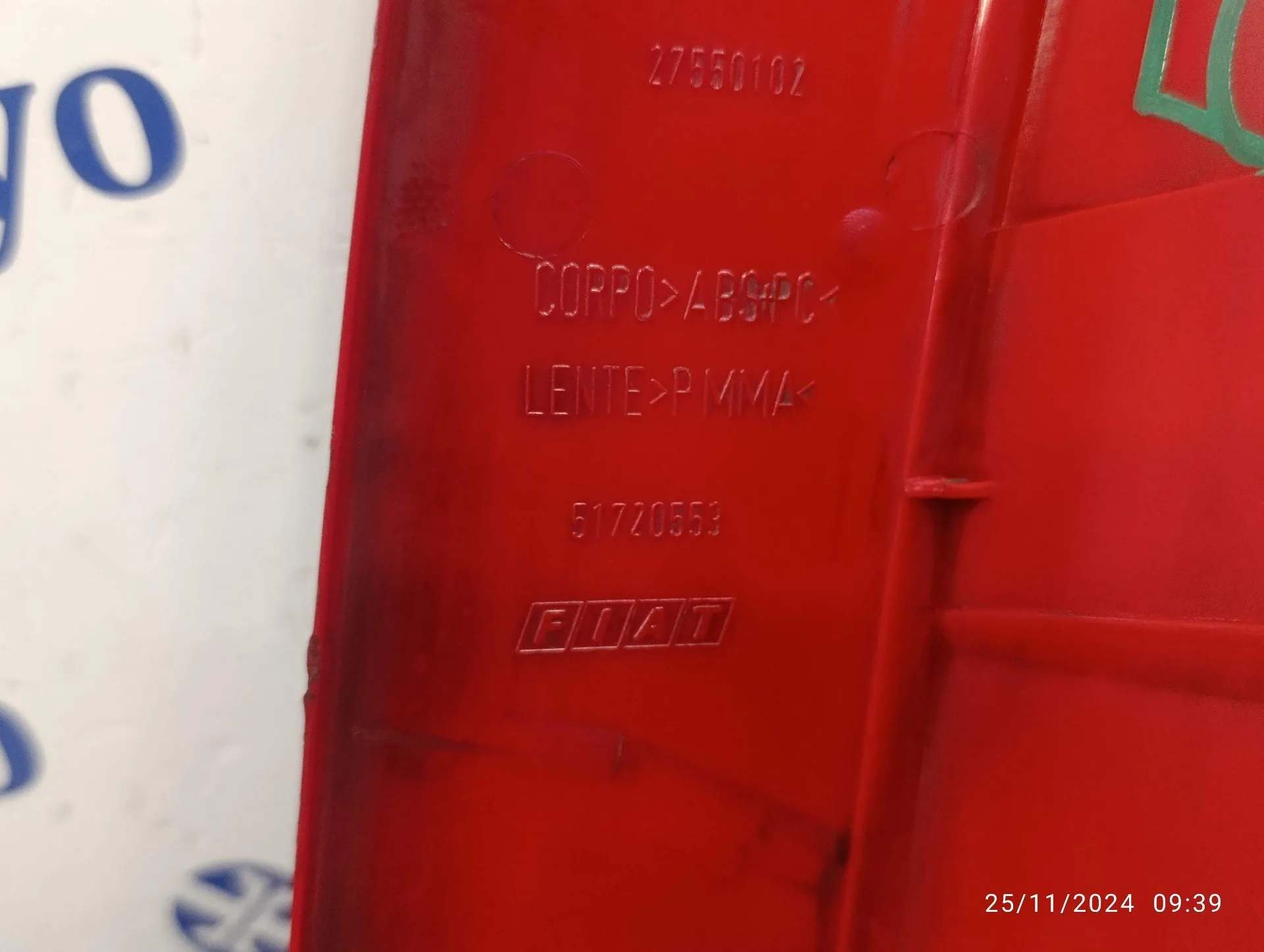 Piloto Trasero Izquierdo para Fiat Multipla Nuevo (186)