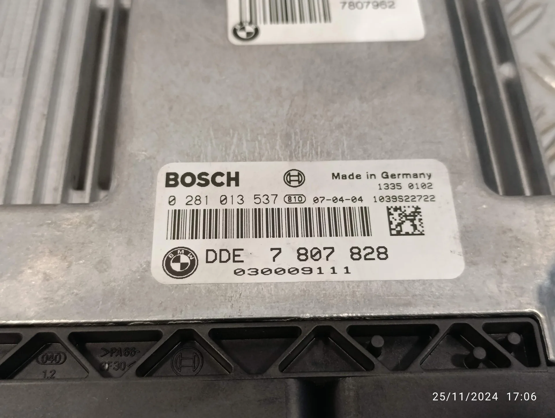 Centralita Motor Uce para Bmw Serie 1 Berlina (E81/E87)