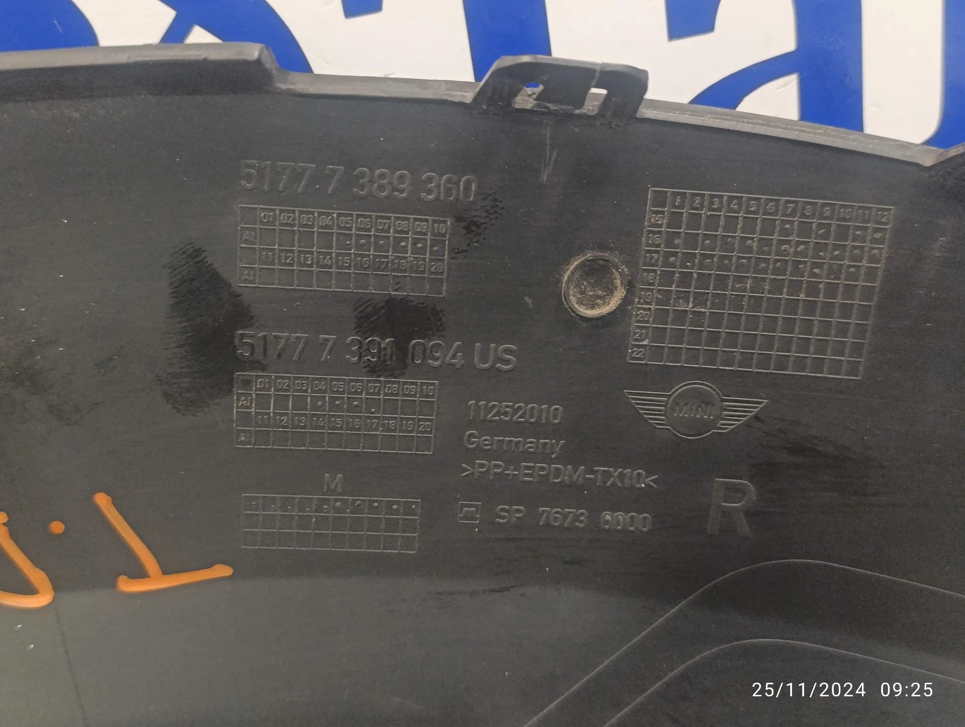 Aletin Trasero Derecho para Mini Countryman (F60)
