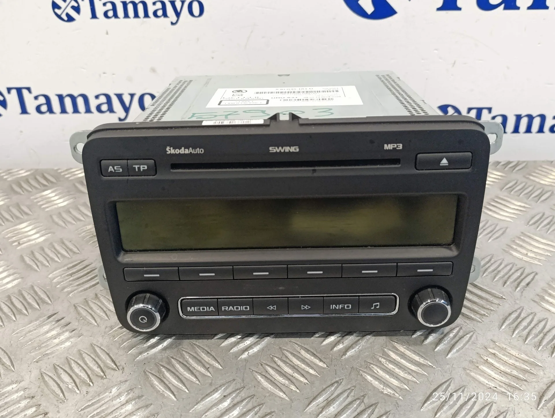 Sistema Audio / Radio Cd para Skoda Fabia (5J2 )