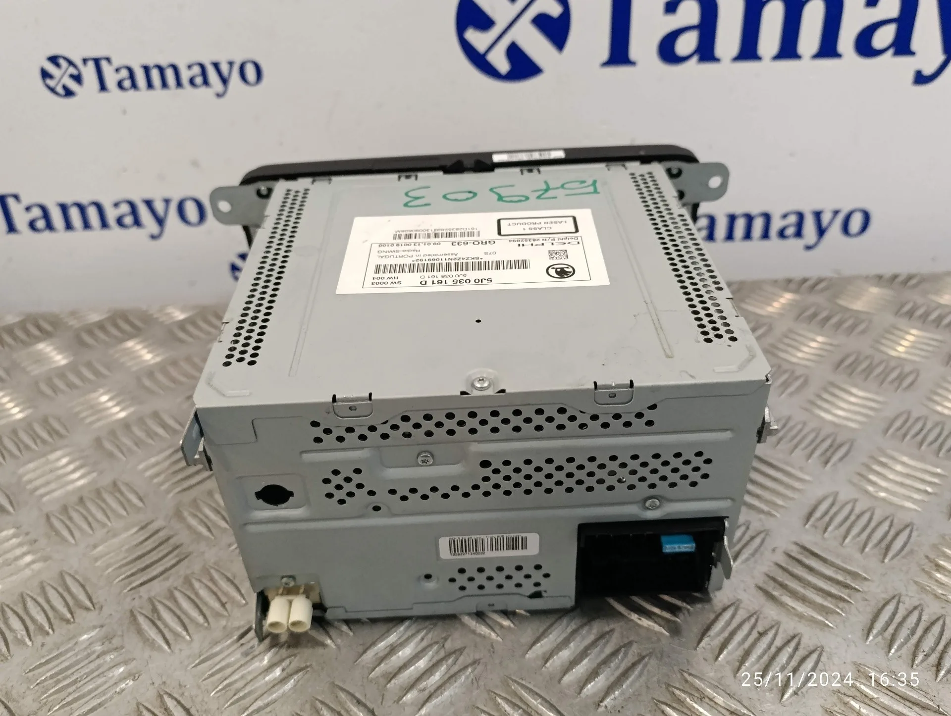 Sistema Audio / Radio Cd para Skoda Fabia (5J2 )