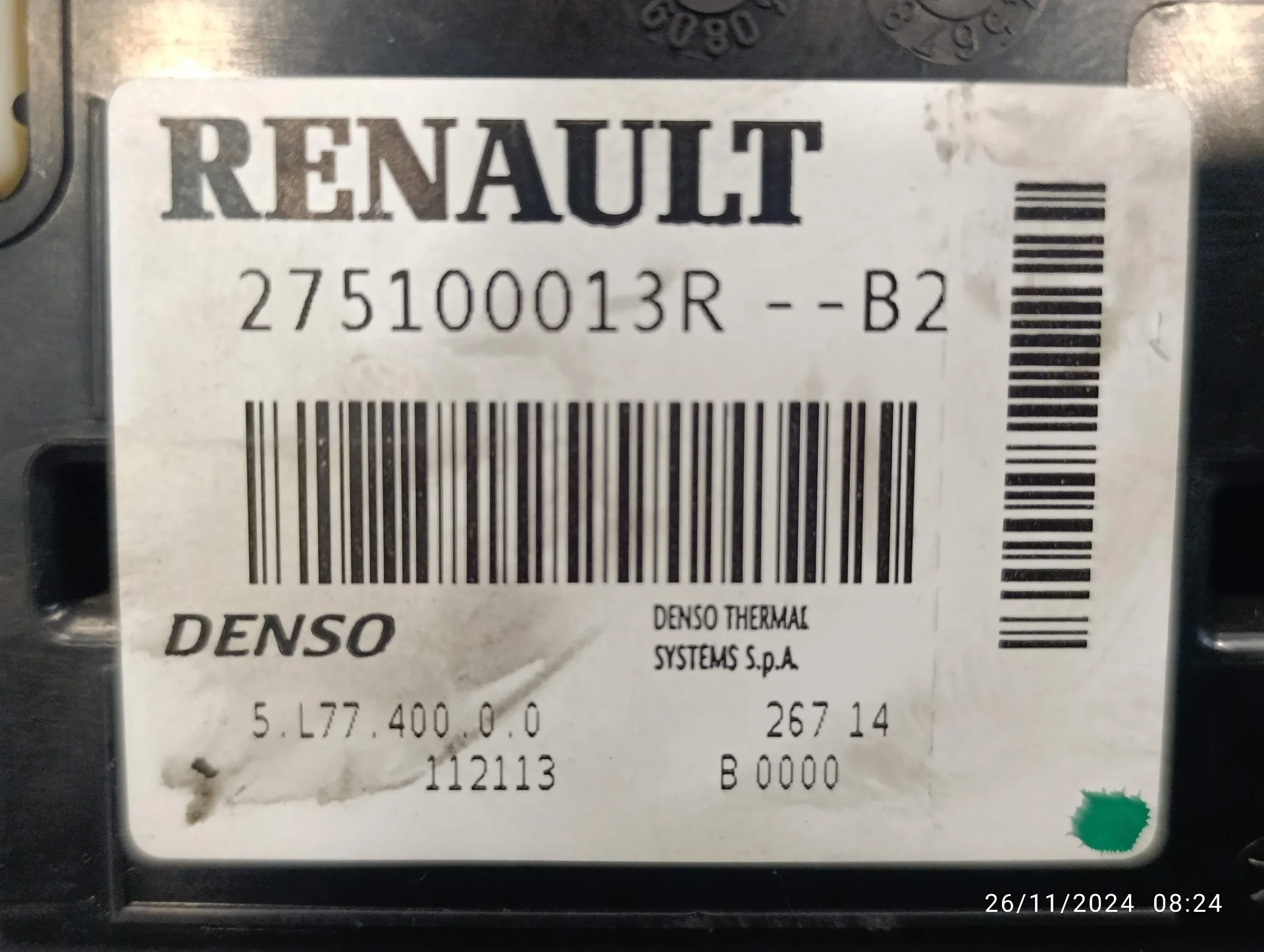 Mando Calefaccion / Aire Acondicionado para Renault Master Iii
