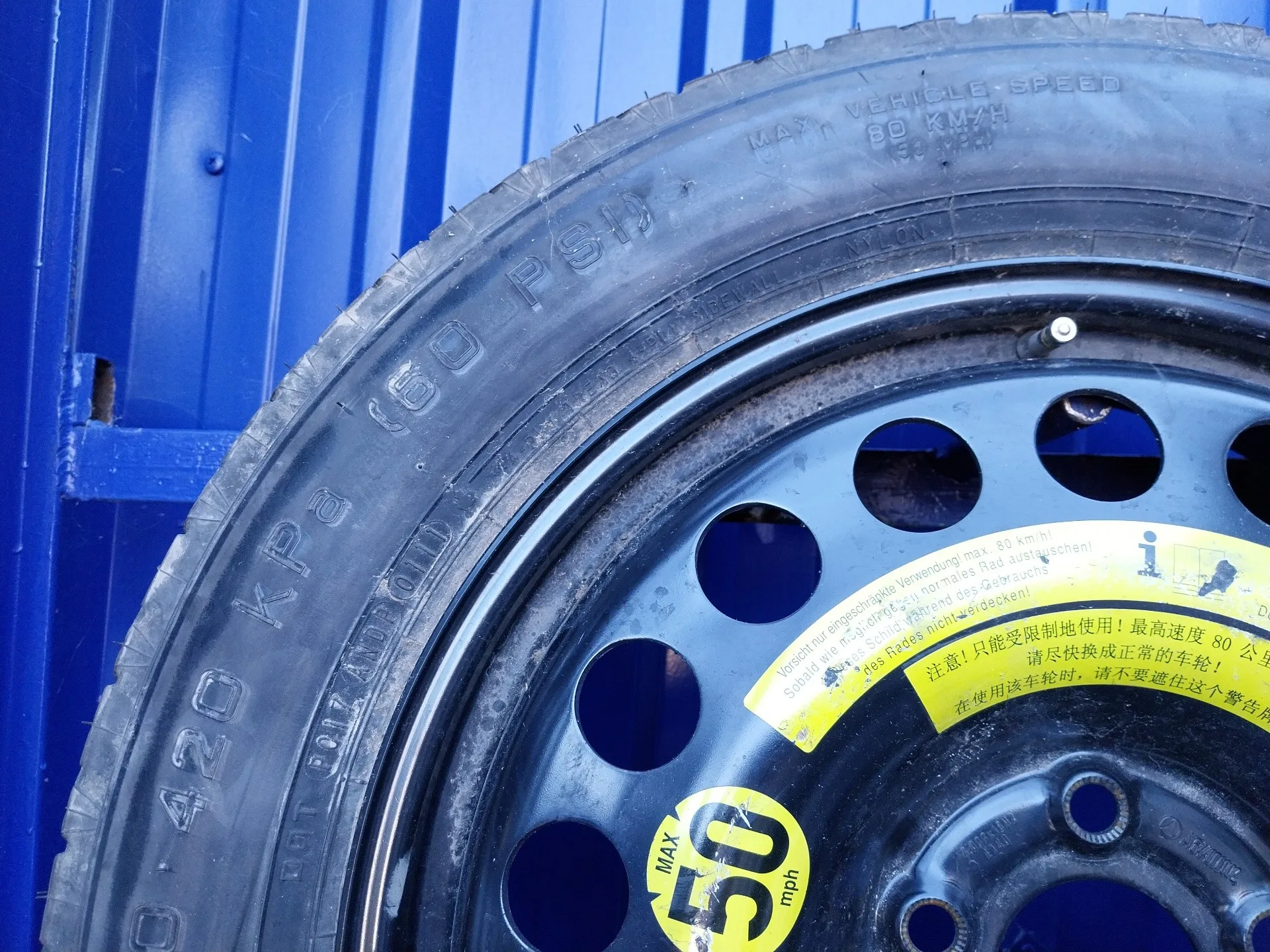 Neumatico Repuesto para Mercedes-Benz Clase M (W163)