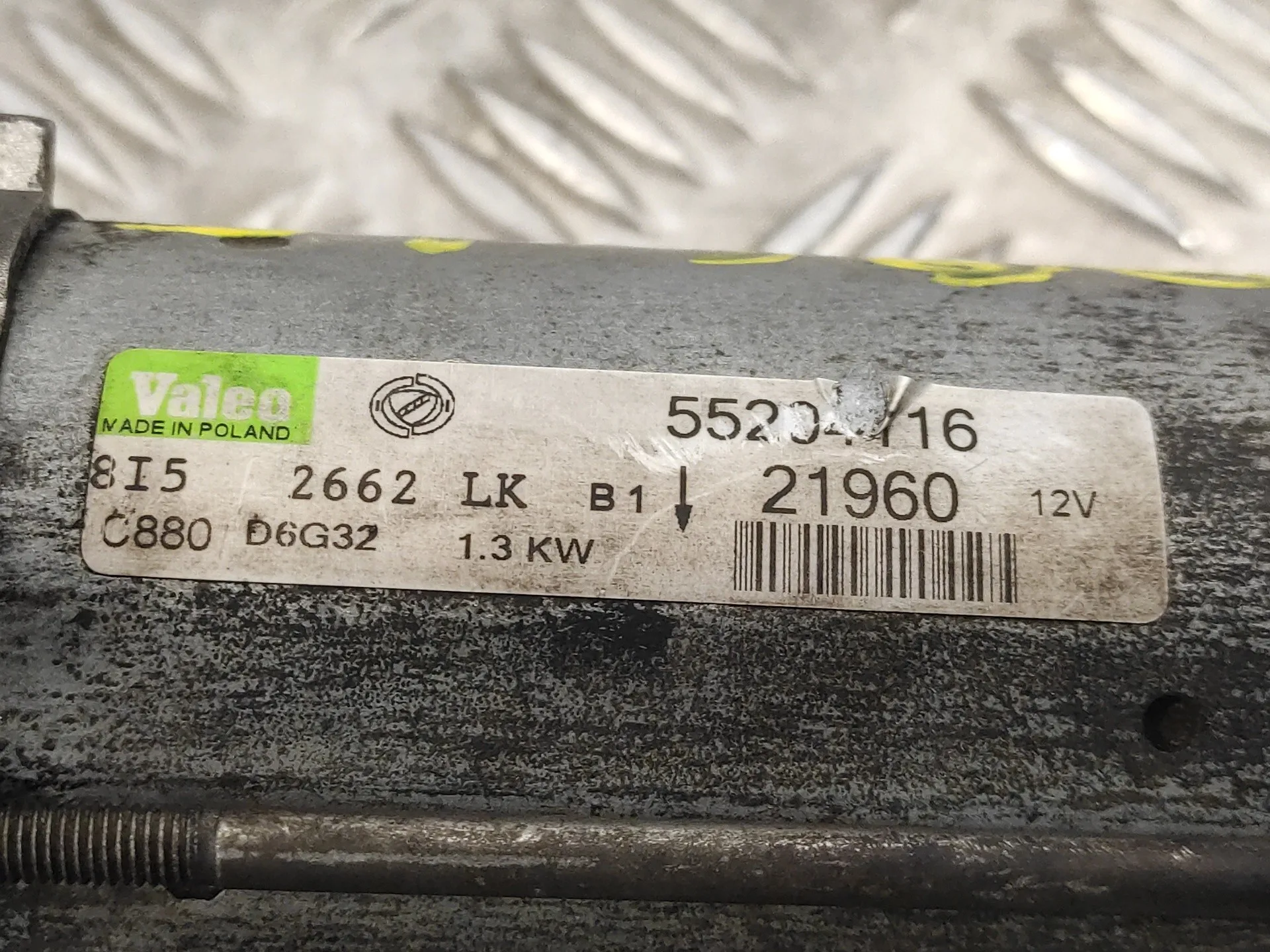 Motor Arranque para Fiat Grande Punto (199)