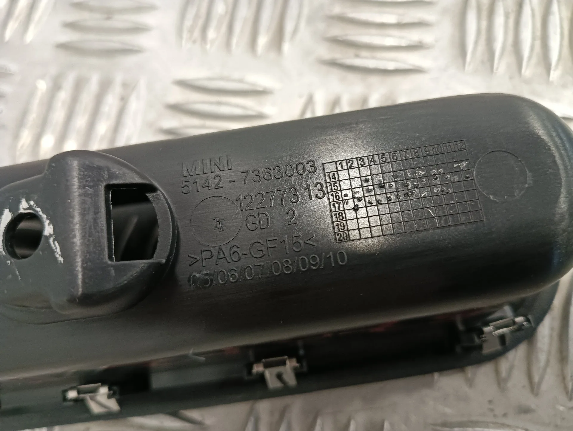 Mando Elevalunas Trasero Derecho para Mini Countryman (F60)