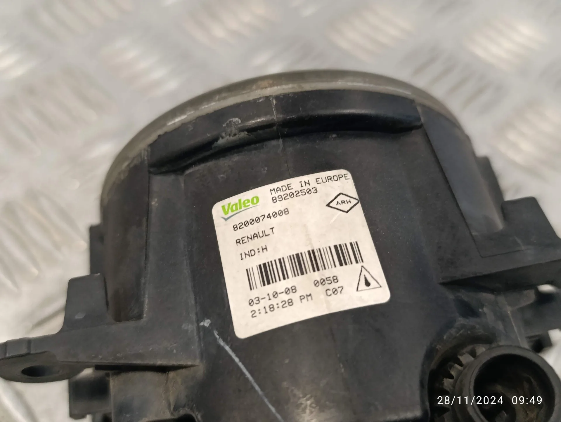 Faro Antiniebla Derecho para Renault Megane Iii Berlina 5 P