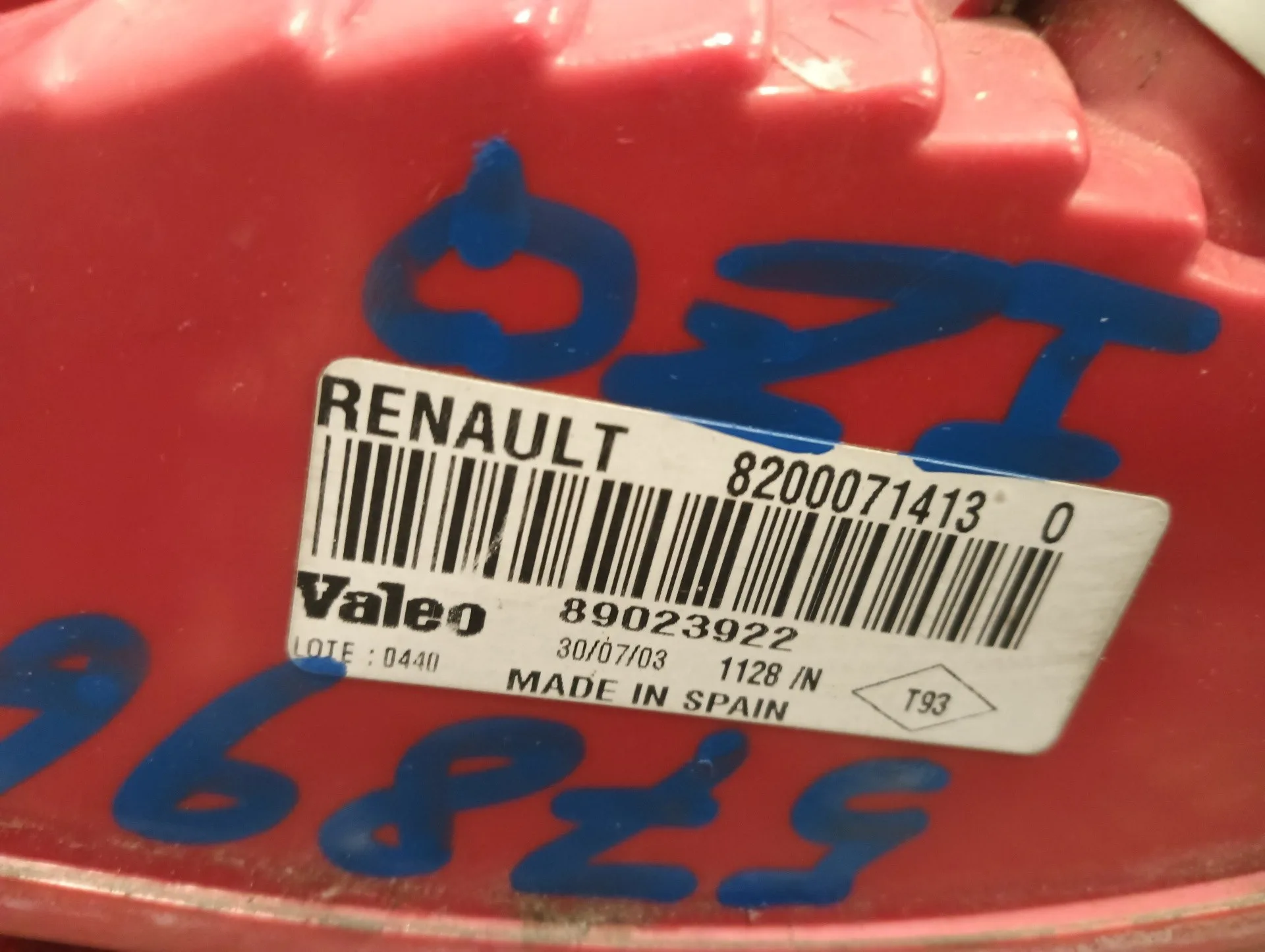 Piloto Trasero Izquierdo para Renault Clio Ii Fase Ii (B/Cb0)