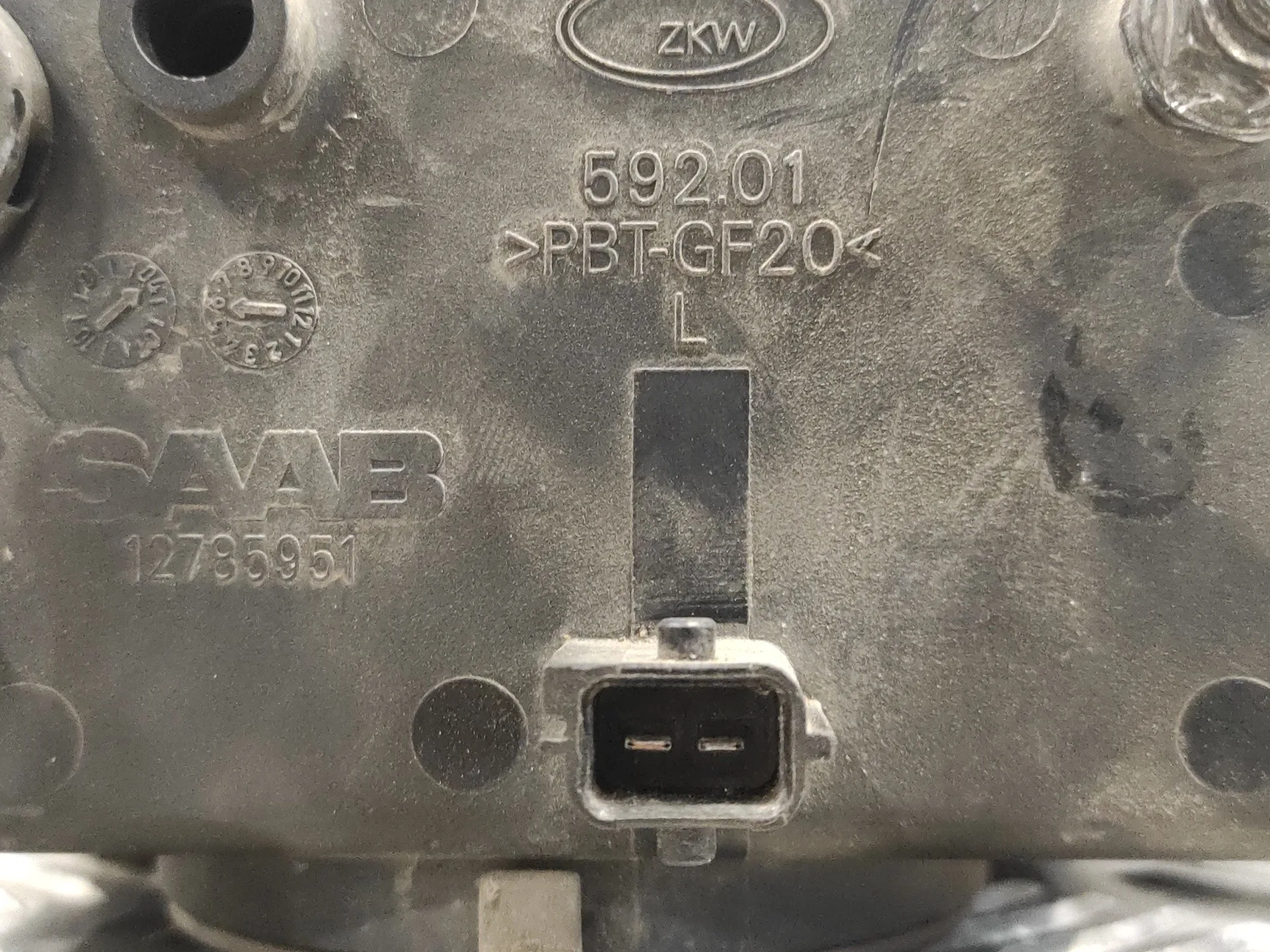 Faro Antiniebla Izquierdo para Saab 9-3 Berlina