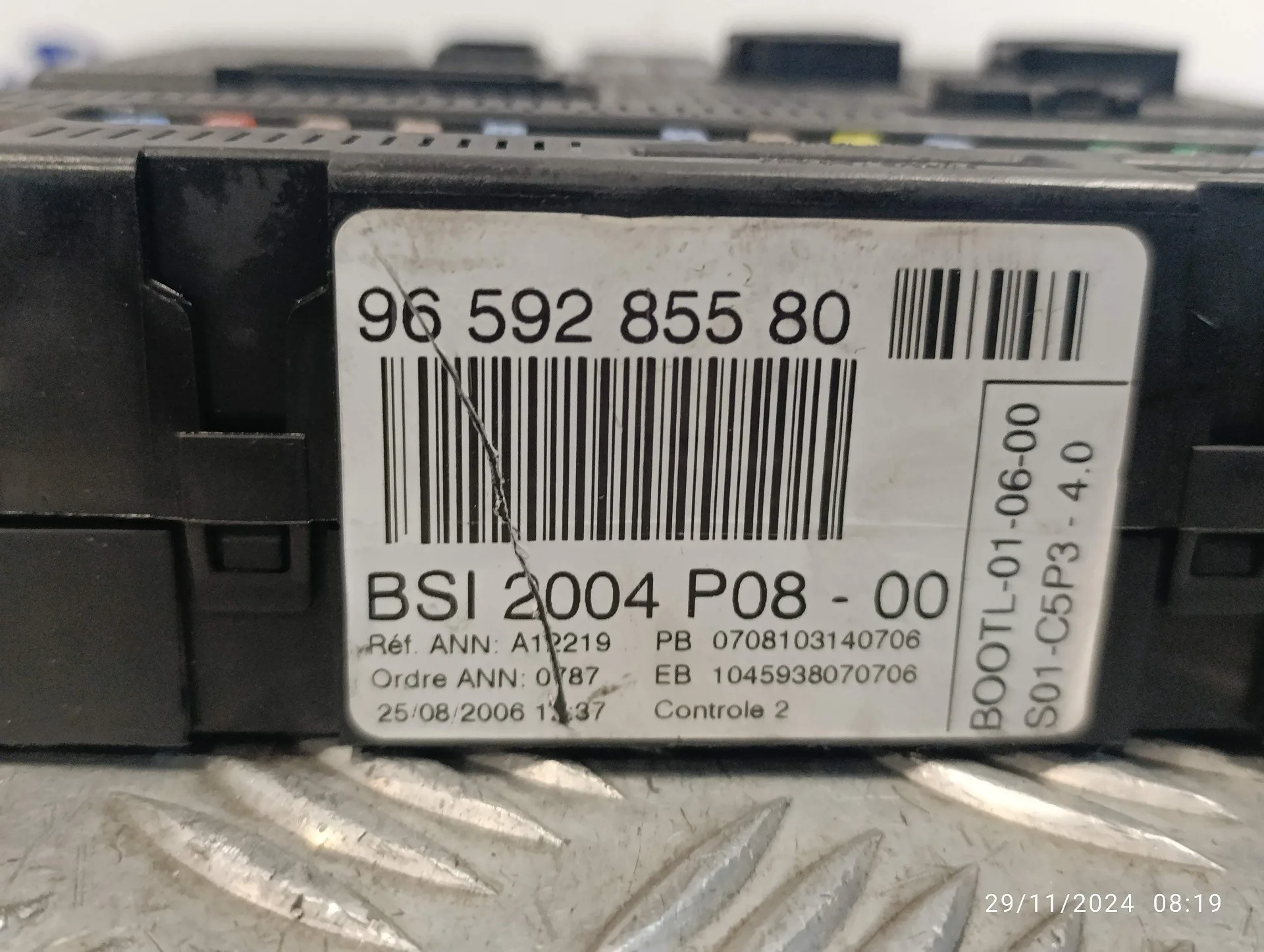 Caja Reles / Fusibles para Peugeot 207