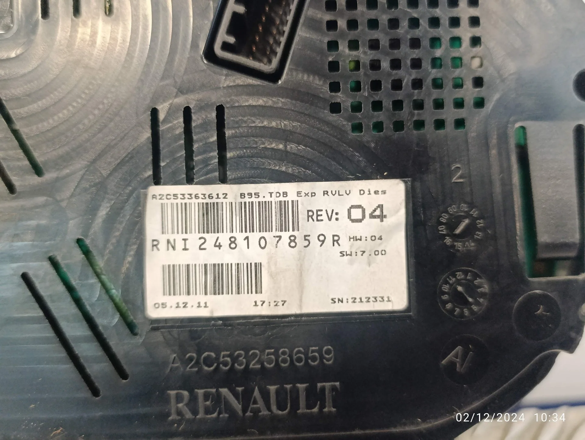 Cuadro Instrumentos para Renault Megane Iii Berlina 5 P