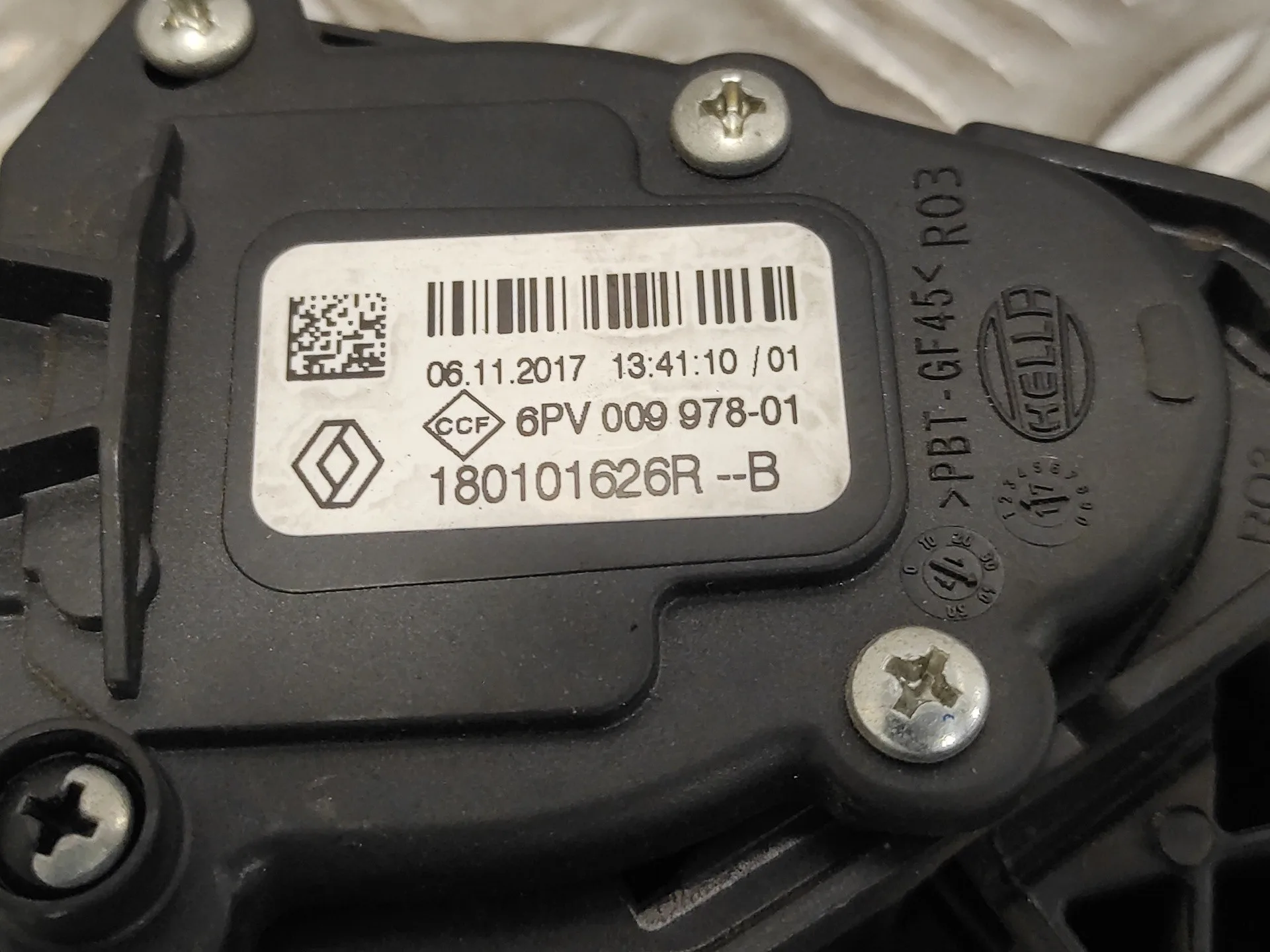 Pedal Acelerador para Opel Movano B Pritsche/Kipper/Koffer