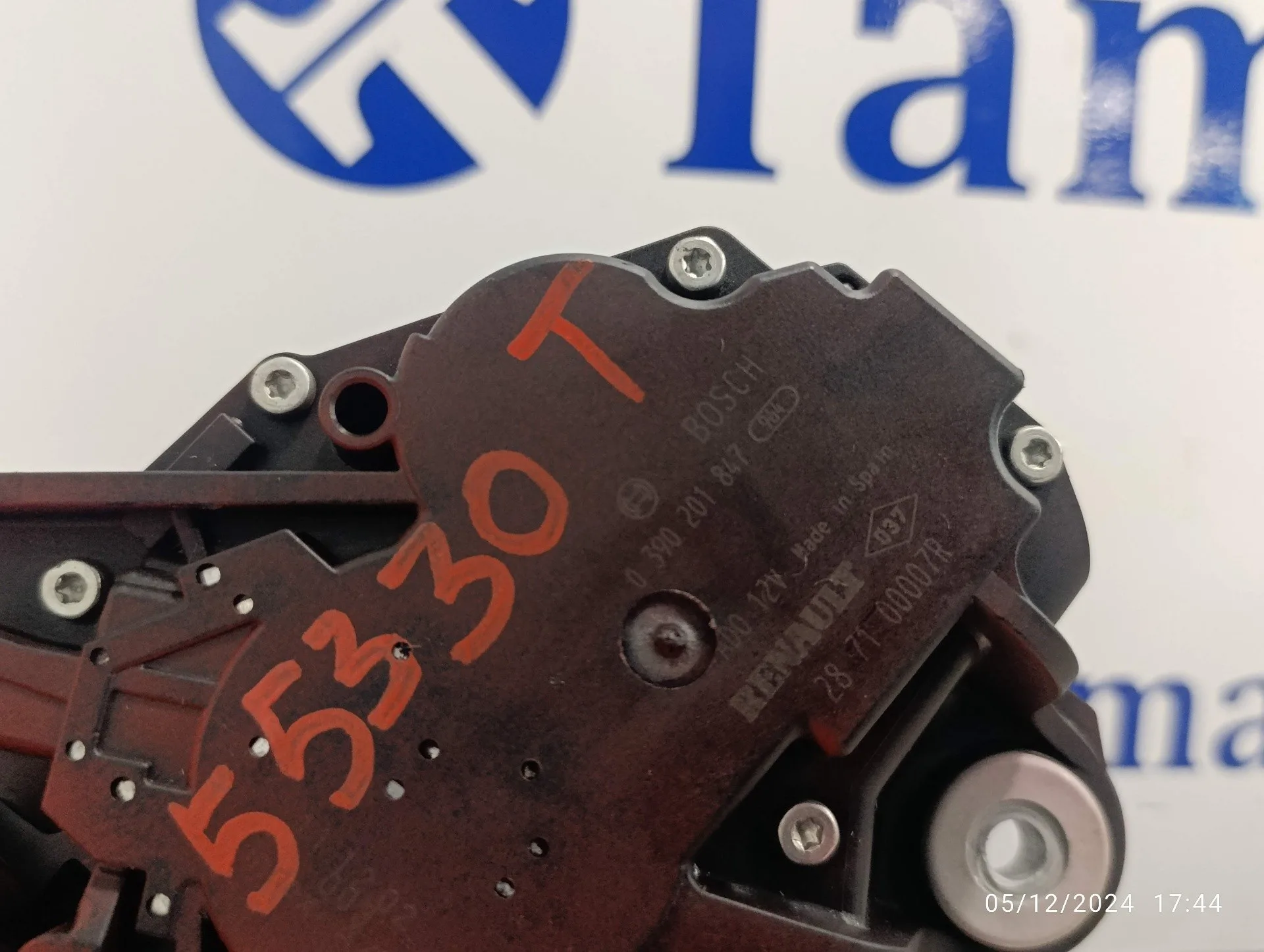Motor Limpia Trasero para Renault Megane Iii Berlina 5 P