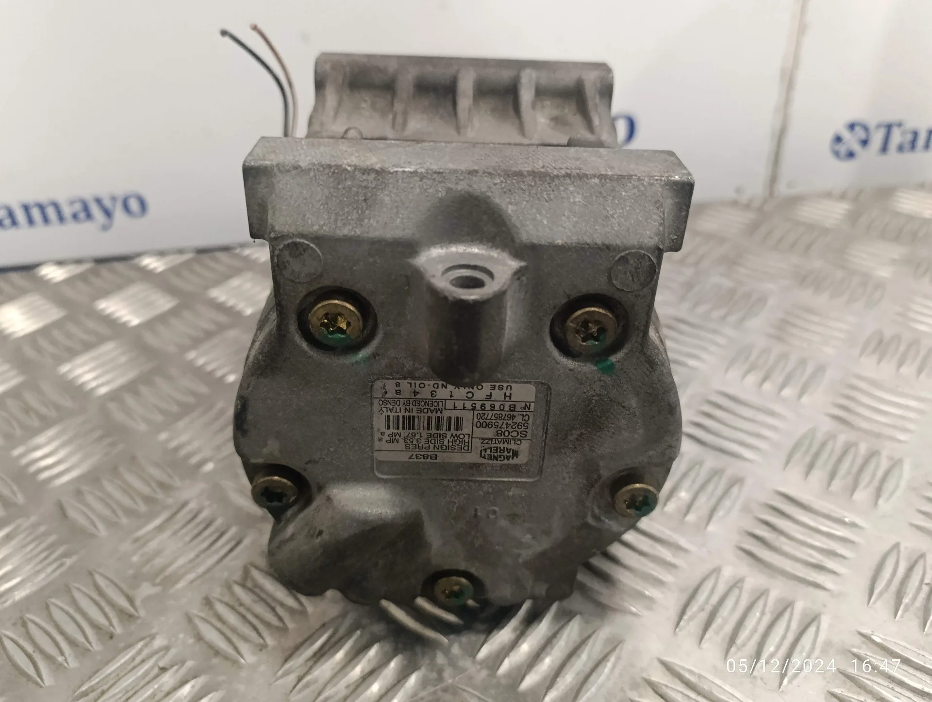 Compresor Aire Acondicionado para Fiat Punto Berlina (188)