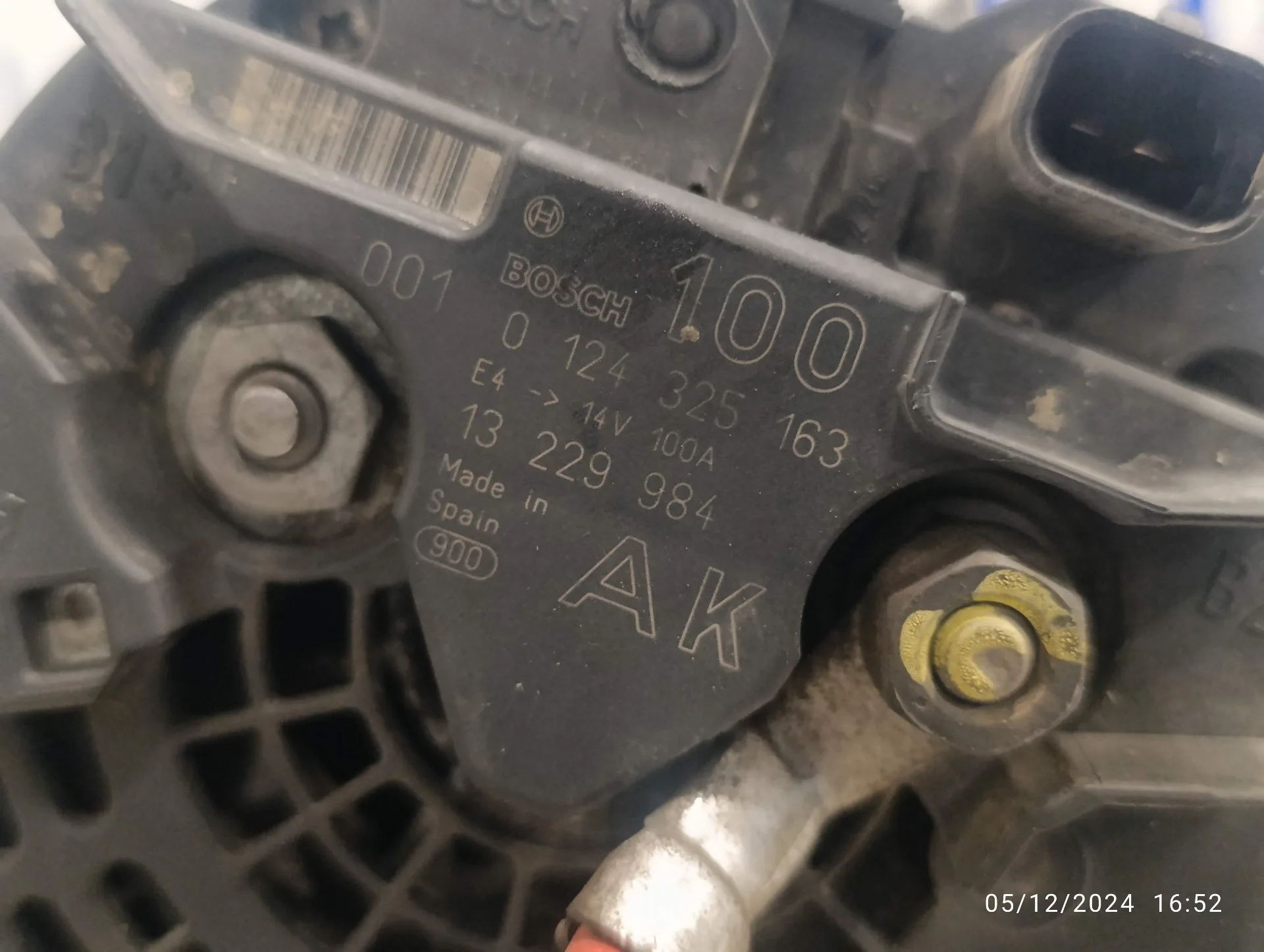 Alternador para Opel Meriva