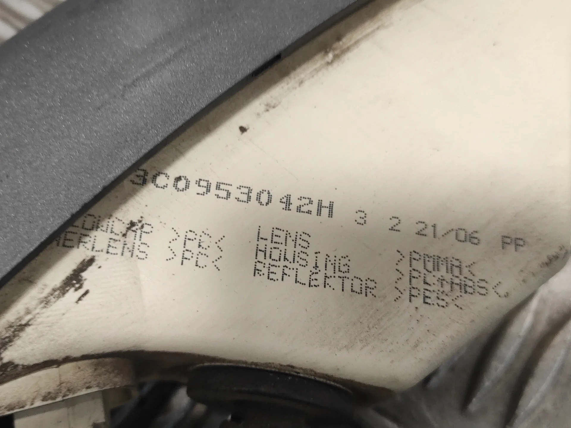 Piloto Delantero Derecho para Volkswagen Passat Variant (3C5)