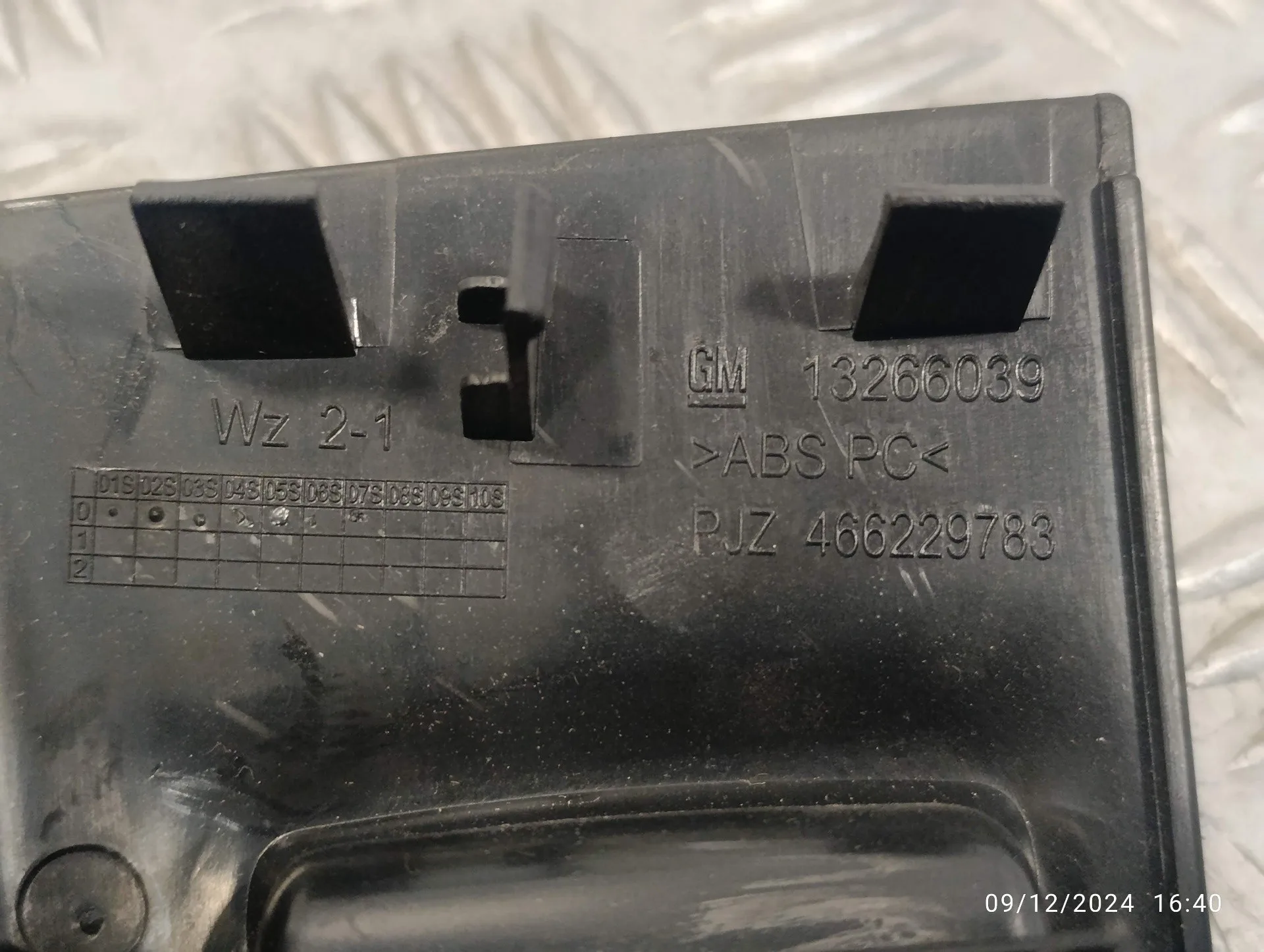Mando Elevalunas Delantero Izquierdo para Opel Meriva B