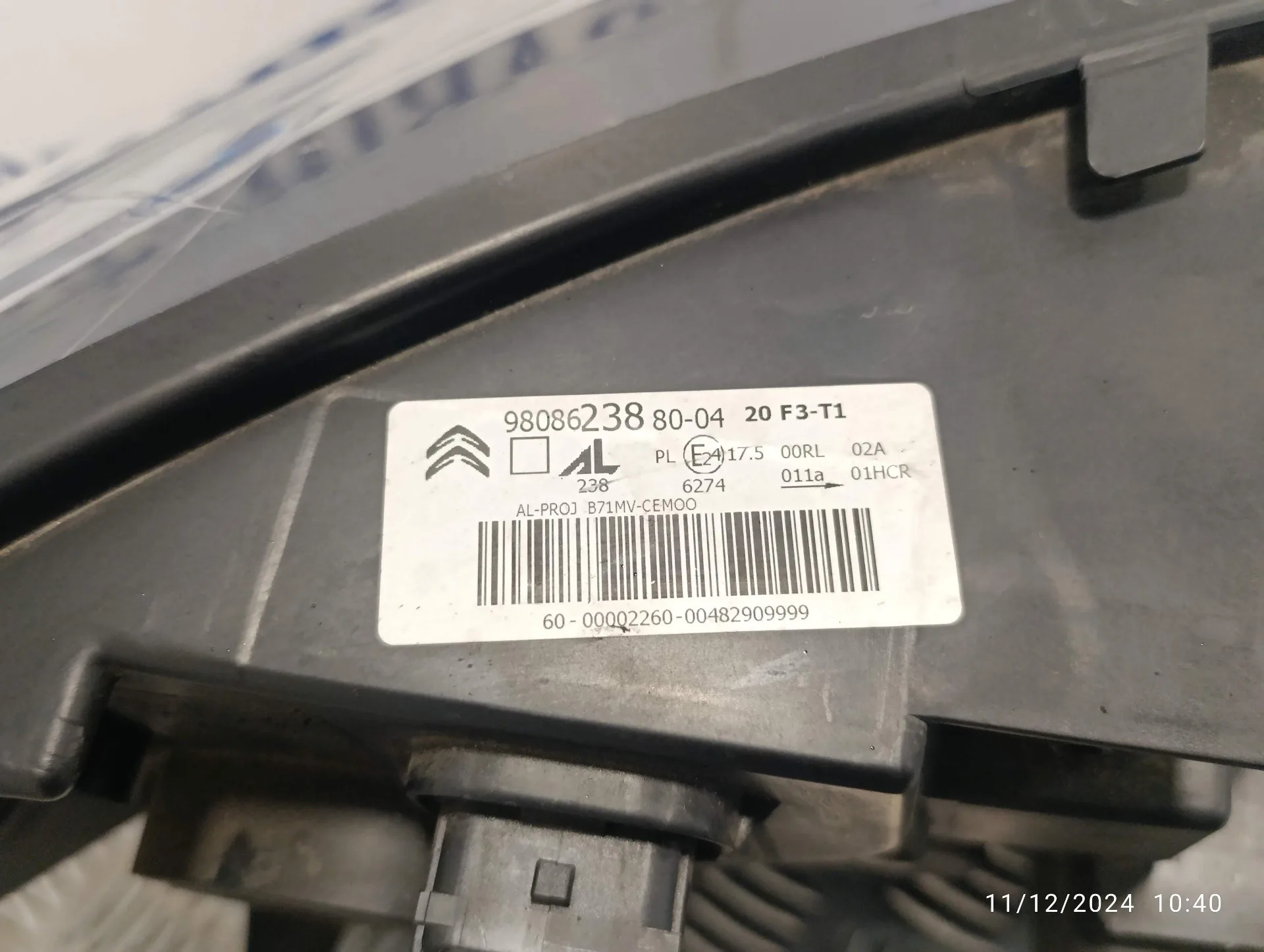 Faro Izquierdo para Citroën C4 Ii (Nc_)