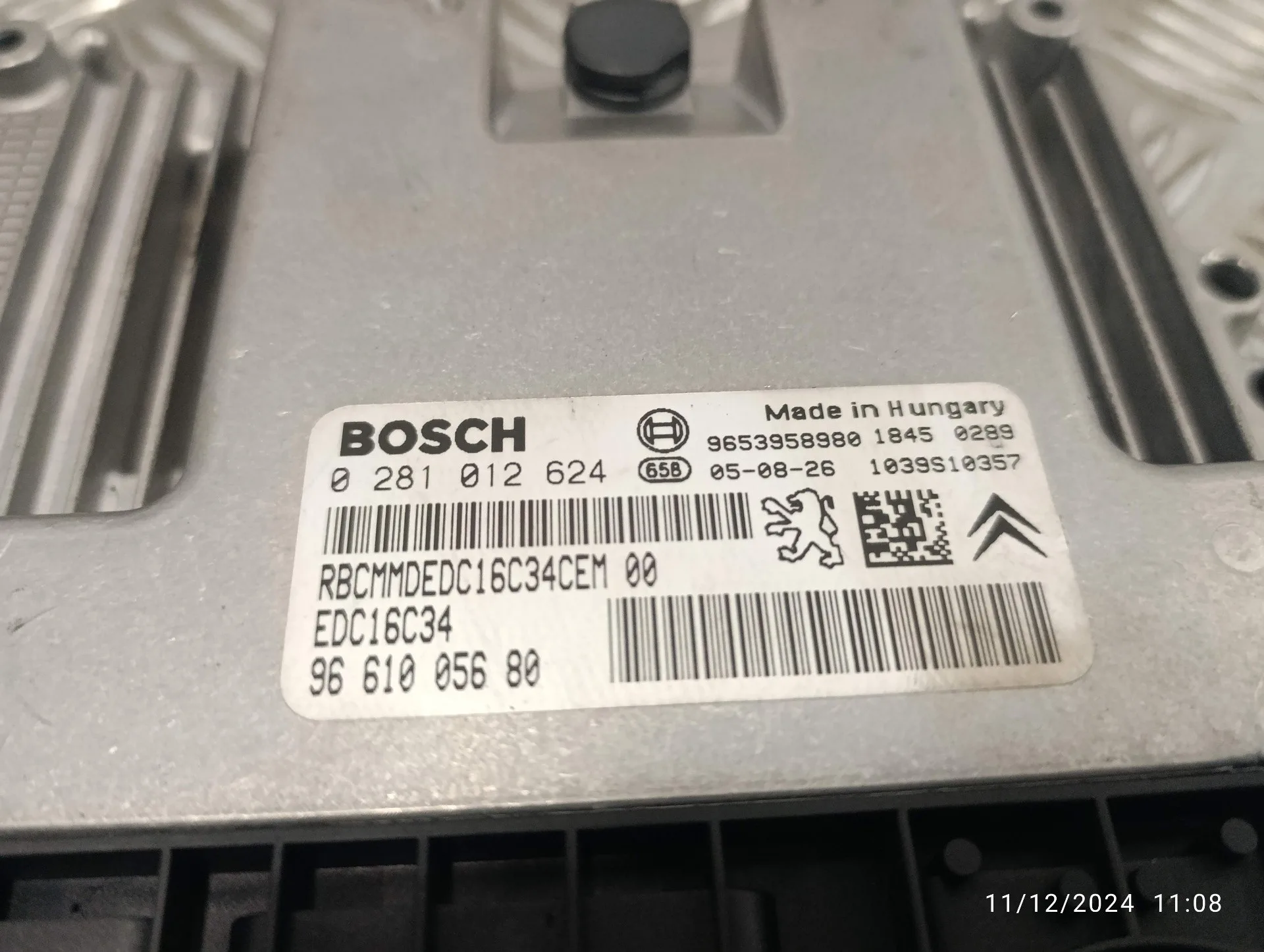 Centralita Motor Uce para Citroën C5 Berlina
