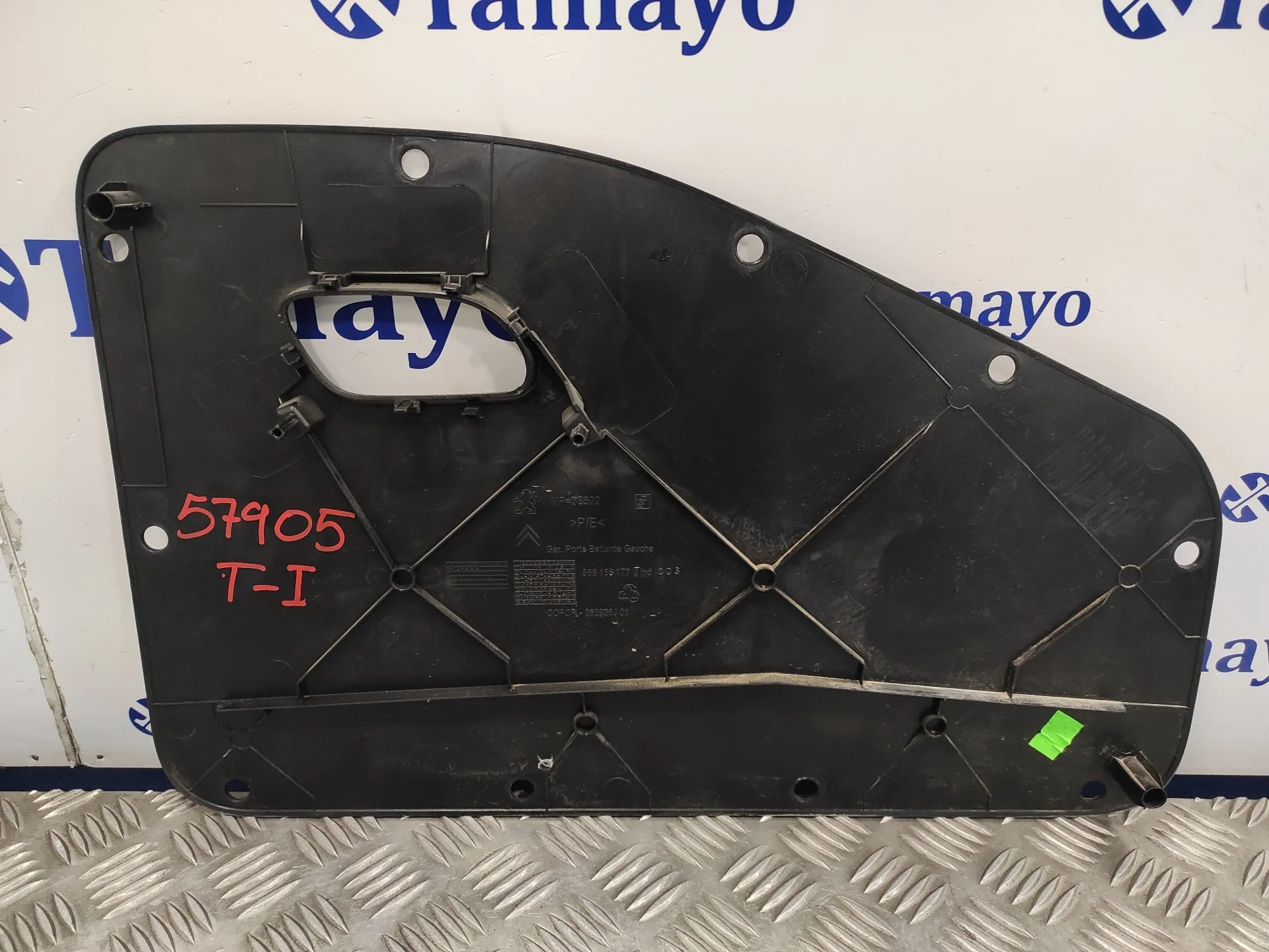 Moldura Puerta Trasera Izquierda para Peugeot Partner