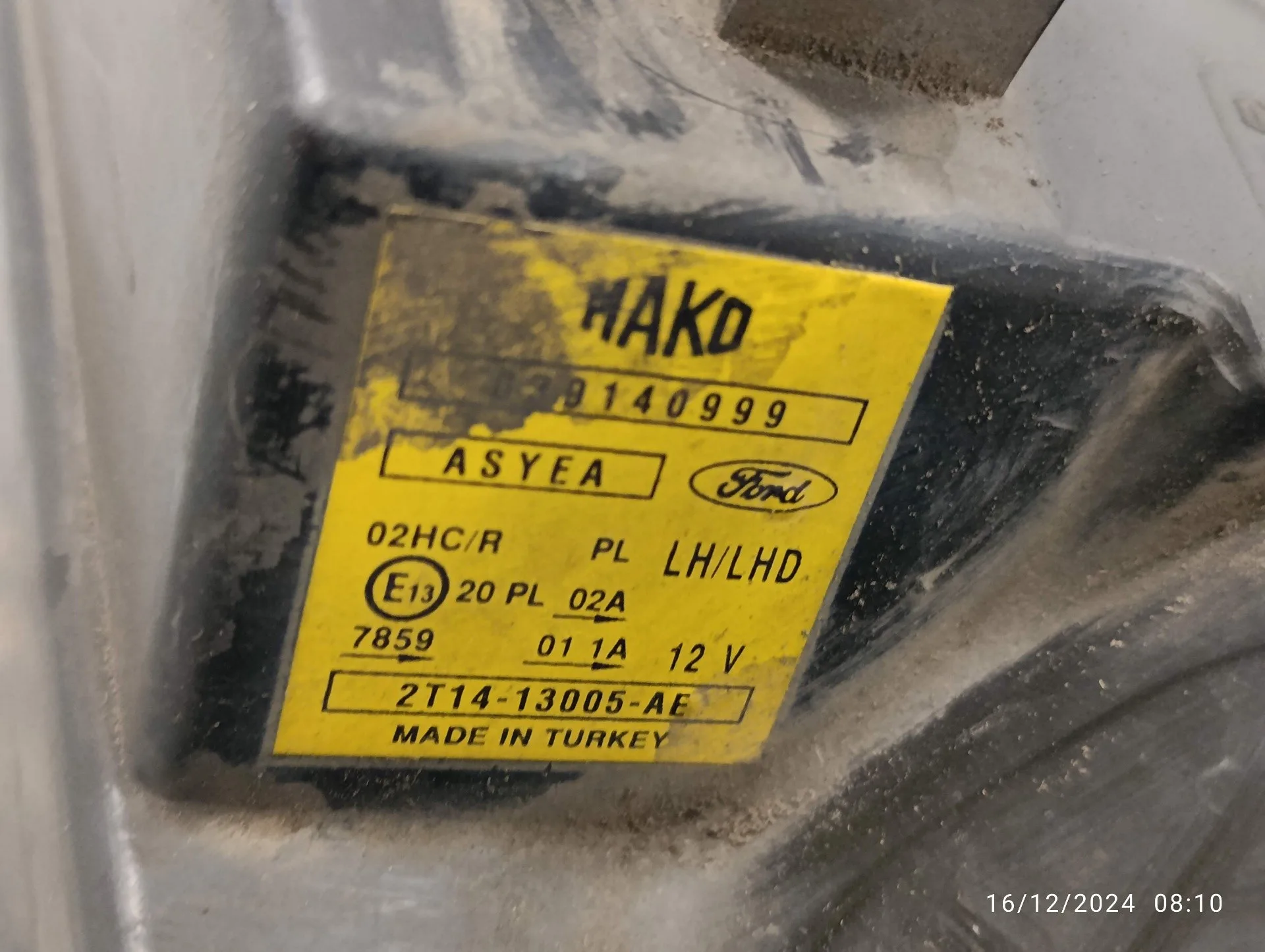 Faro Izquierdo para Ford Tourneo Connect (Tc7)
