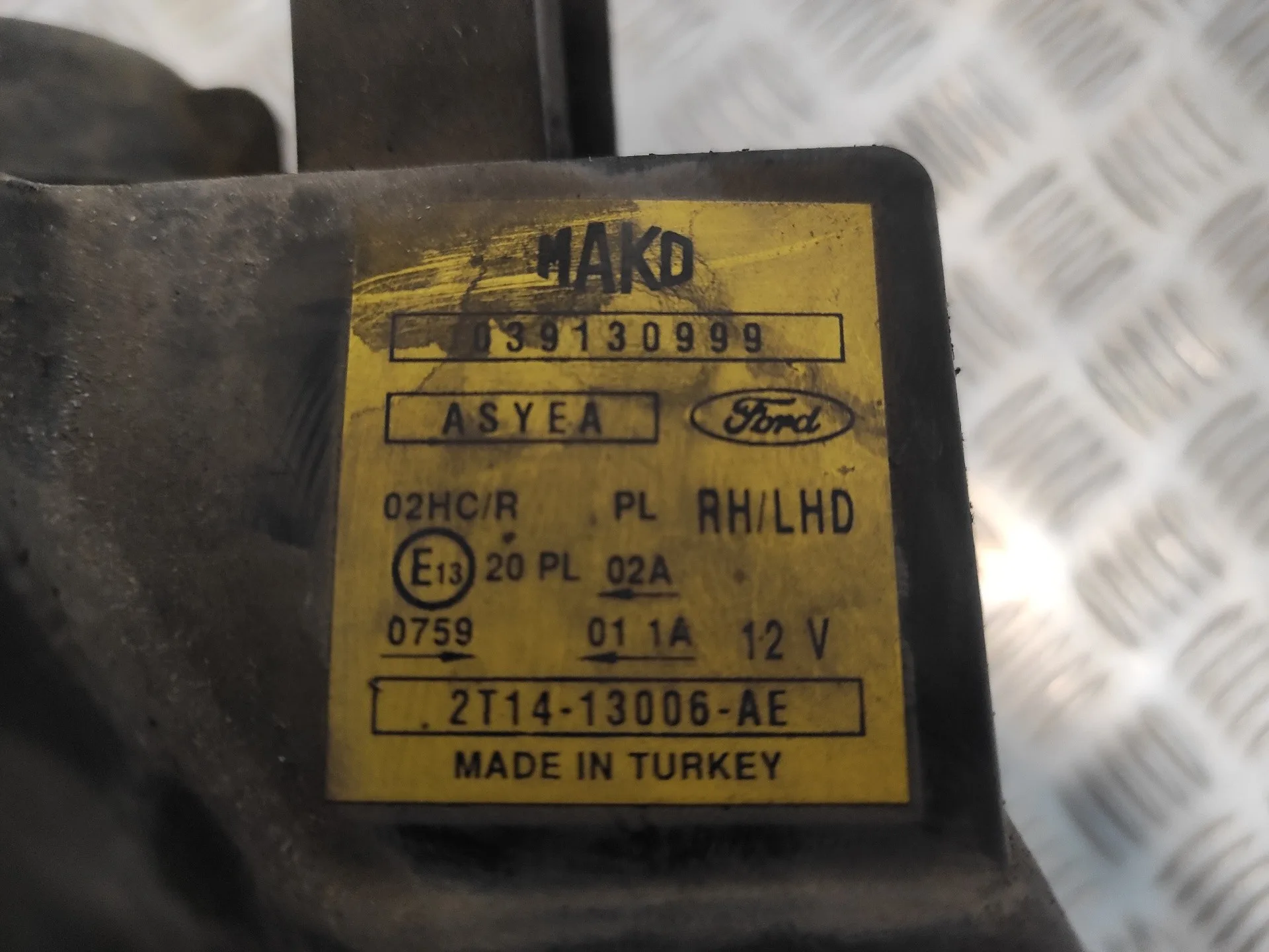 Faro Derecho para Ford Tourneo Connect (Tc7)