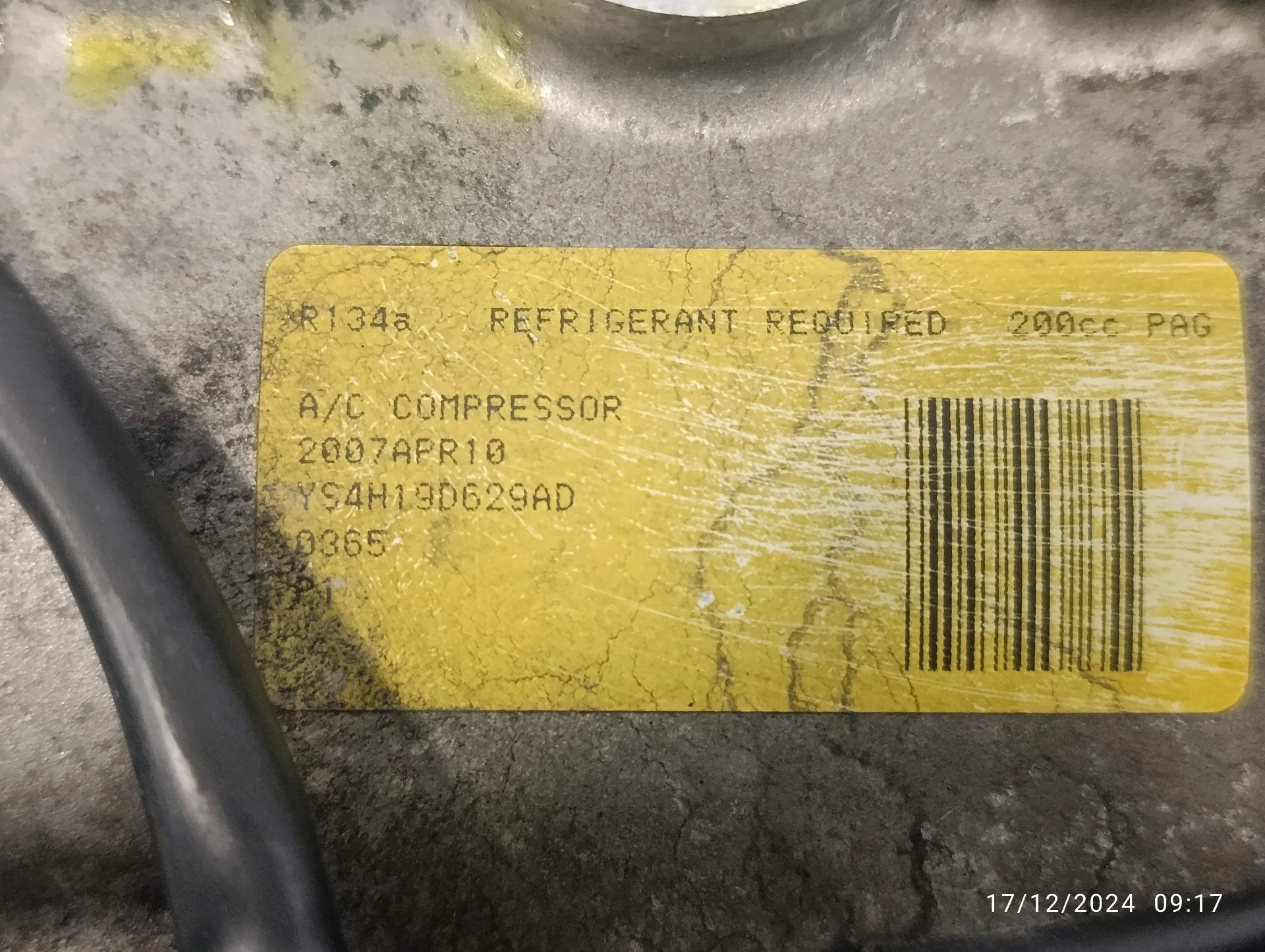 Compresor Aire Acondicionado para Ford Tourneo Connect (Tc7)