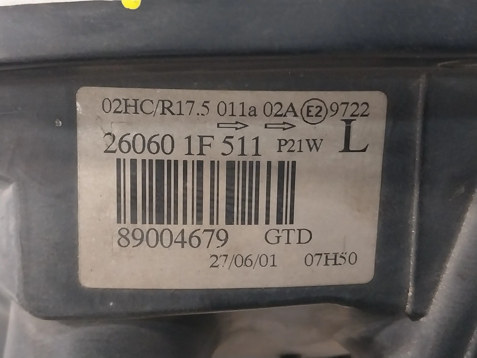 Faro Izquierdo para Nissan Micra (K11)