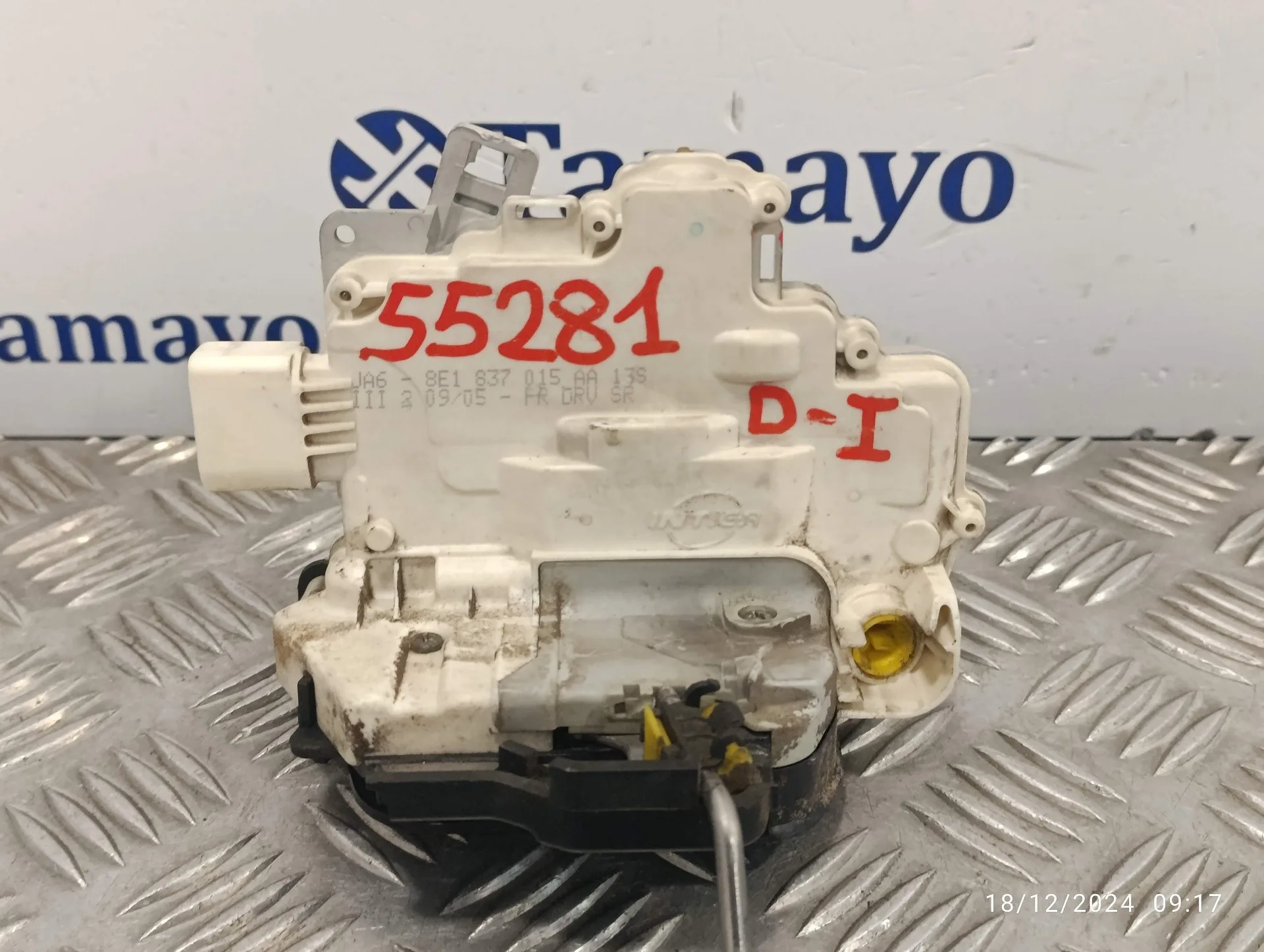 Cerradura Puerta Delantera Izquierda para Audi A4 Berlina (8E)