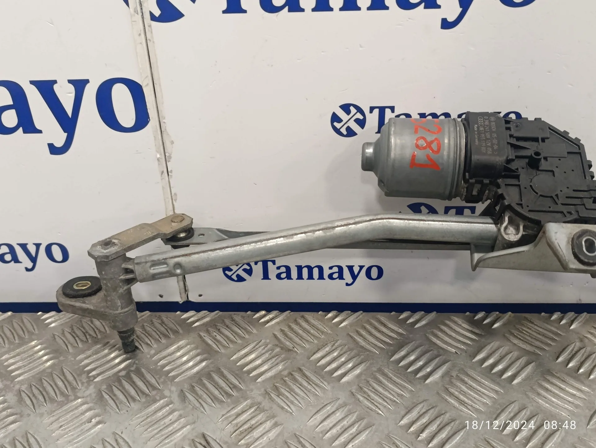 Motor Limpia Delantero para Audi A4 Berlina (8E)