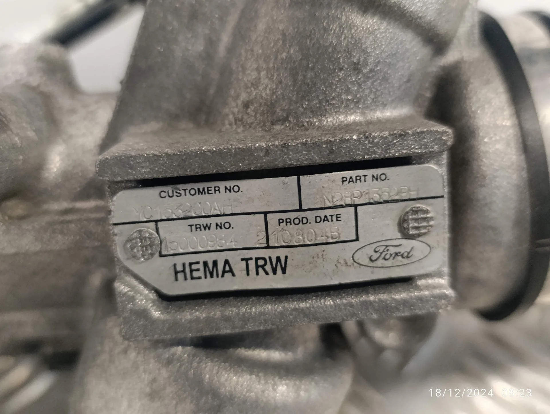 Cremallera Direccion para Ford Transit Caja Cerrada, Media (Fy) (2000 =>)