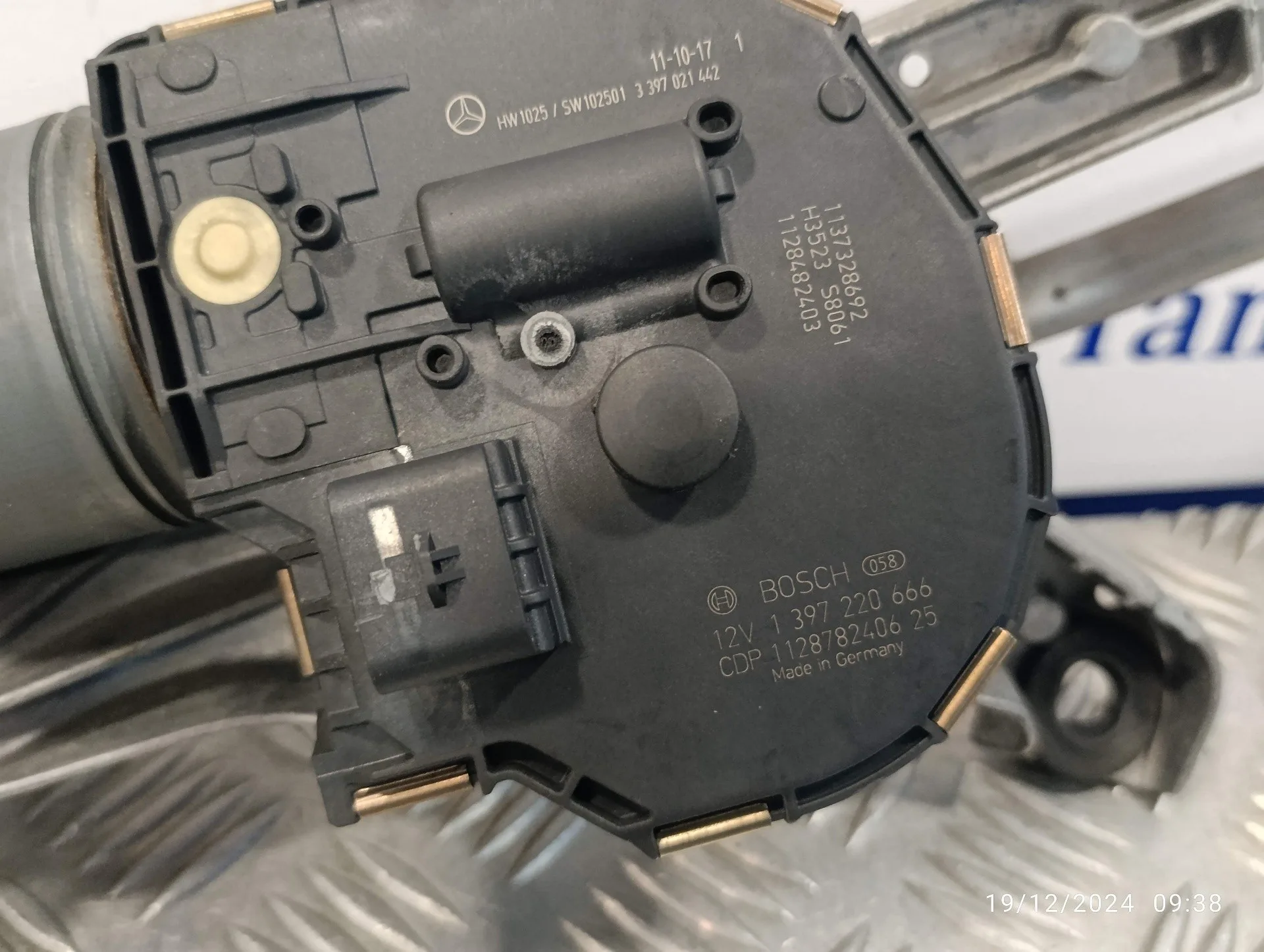 Motor Limpia Delantero para Mercedes-Benz Clase E (W212) Lim.