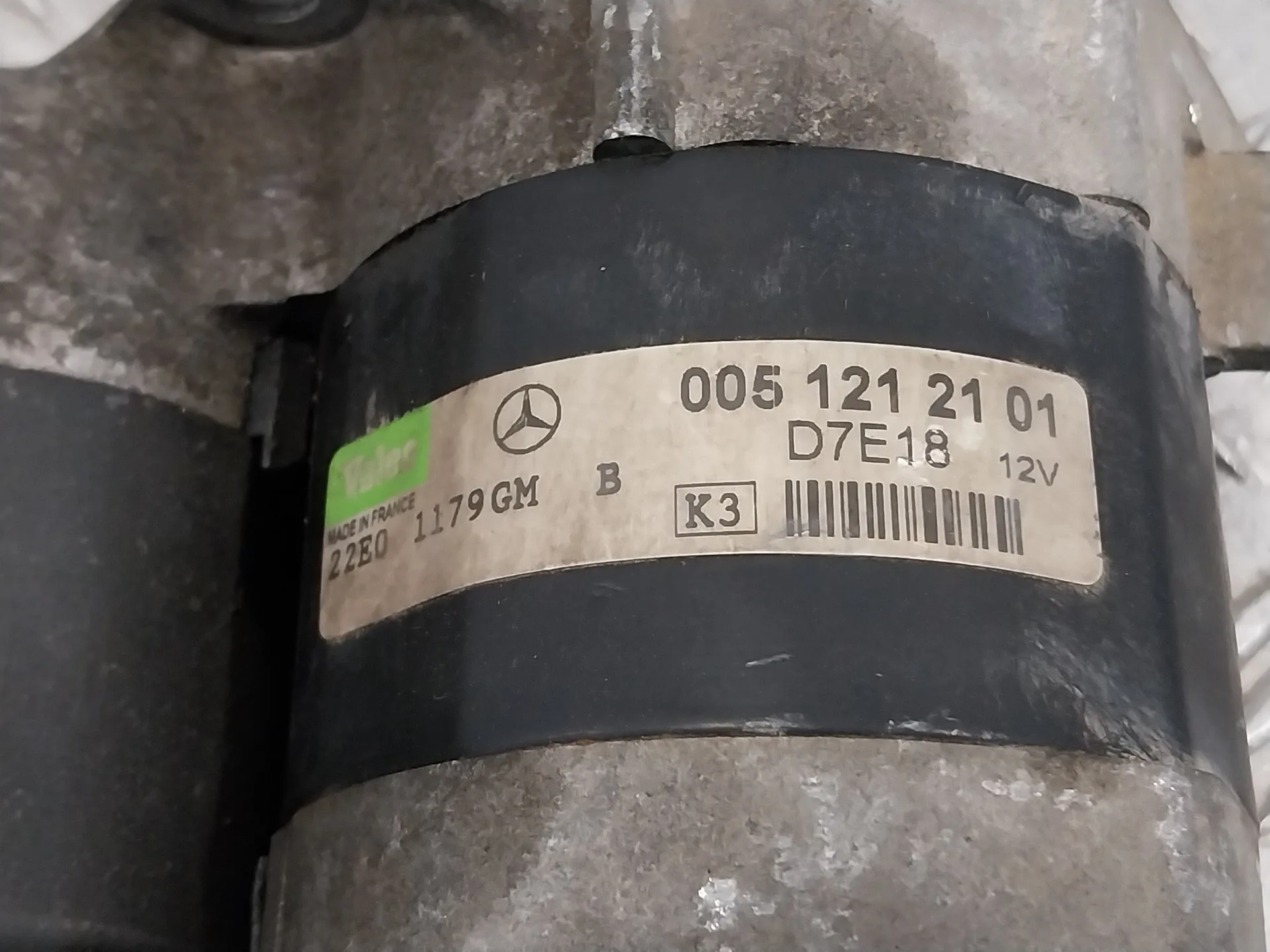 Motor Arranque para Mercedes-Benz Clase A (W168)