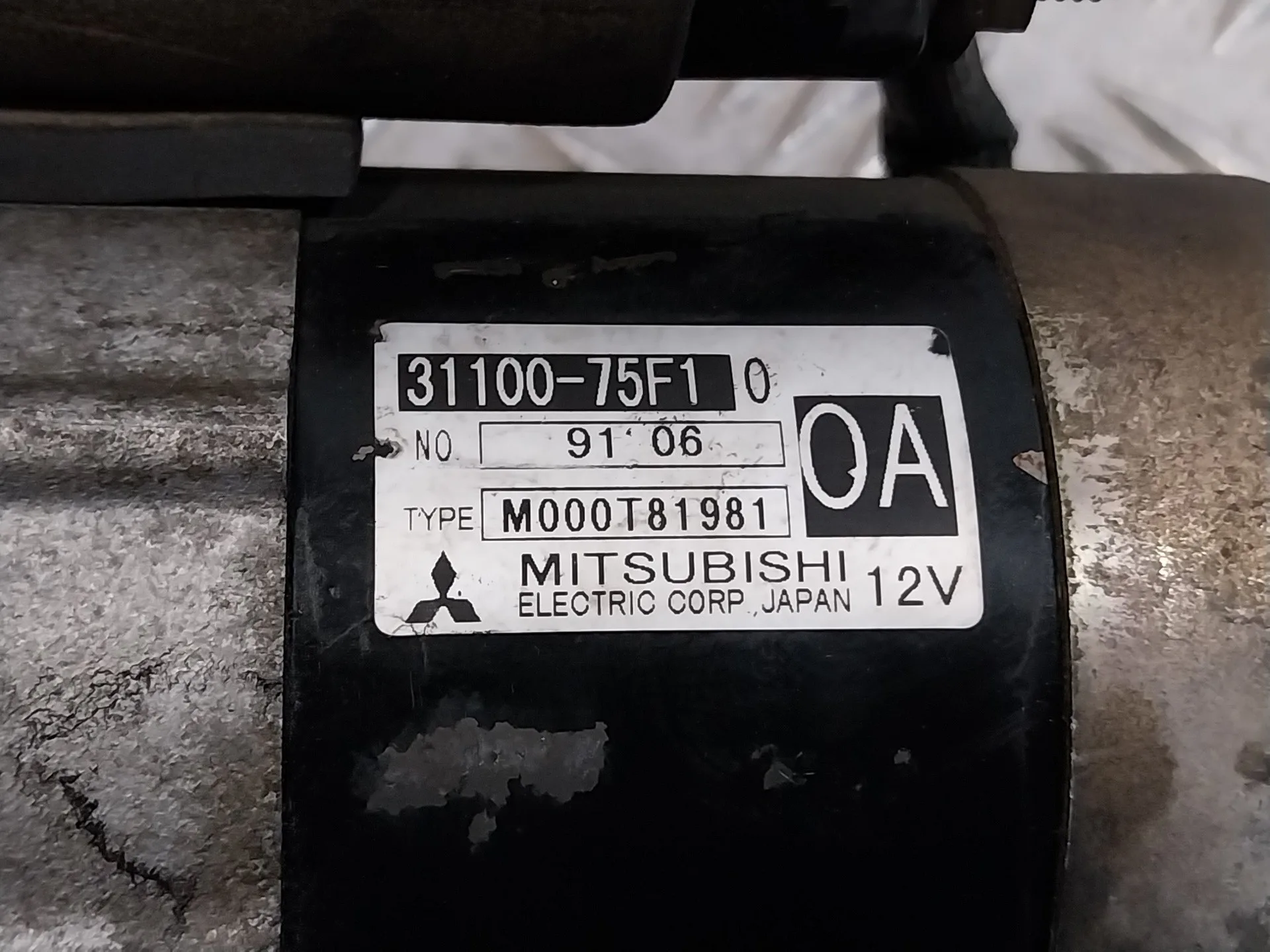 Motor Arranque para Suzuki Wagon R+ Sr (Em)