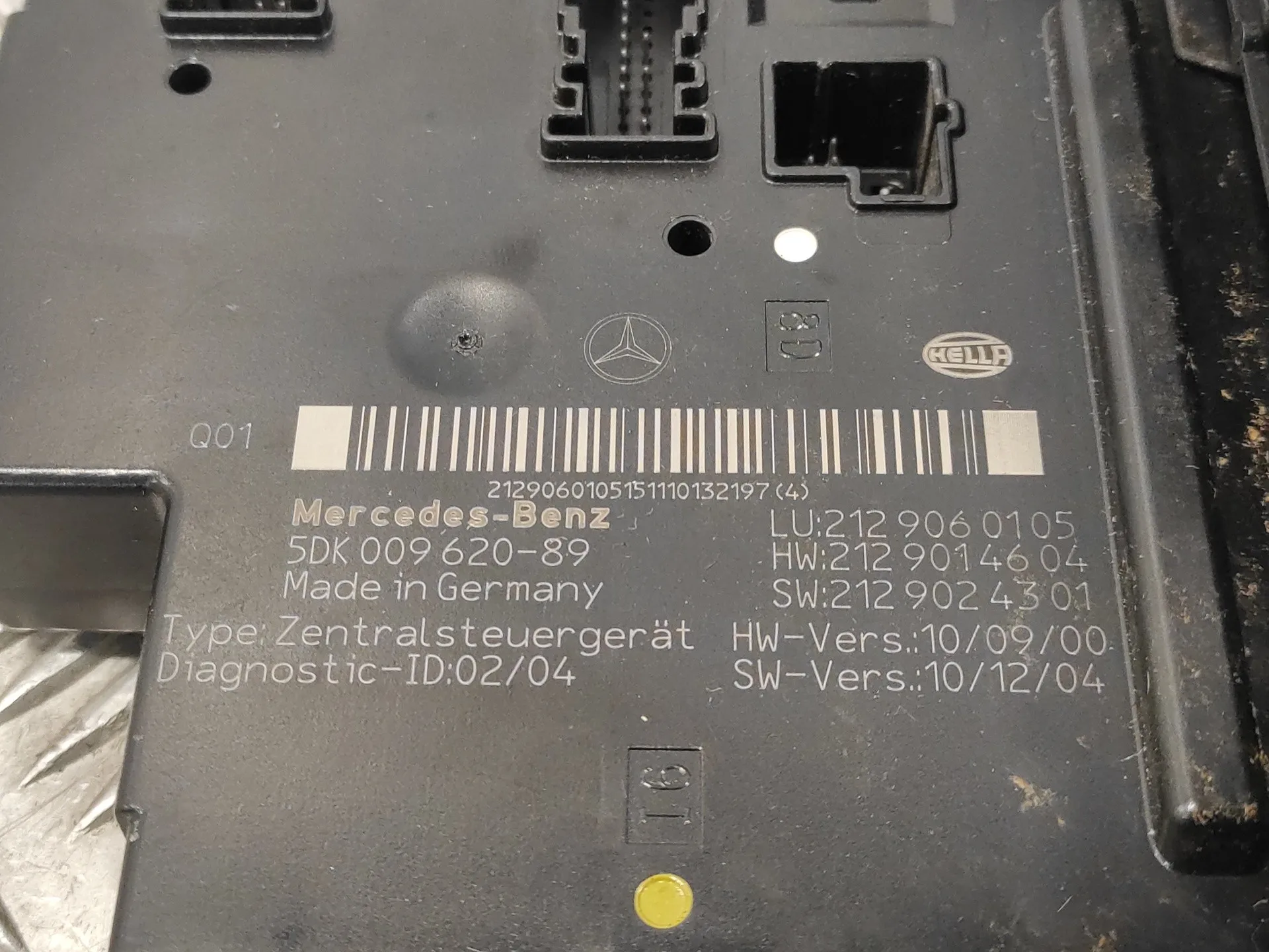 Caja Reles / Fusibles para Mercedes-Benz Clase E (W212) Lim.