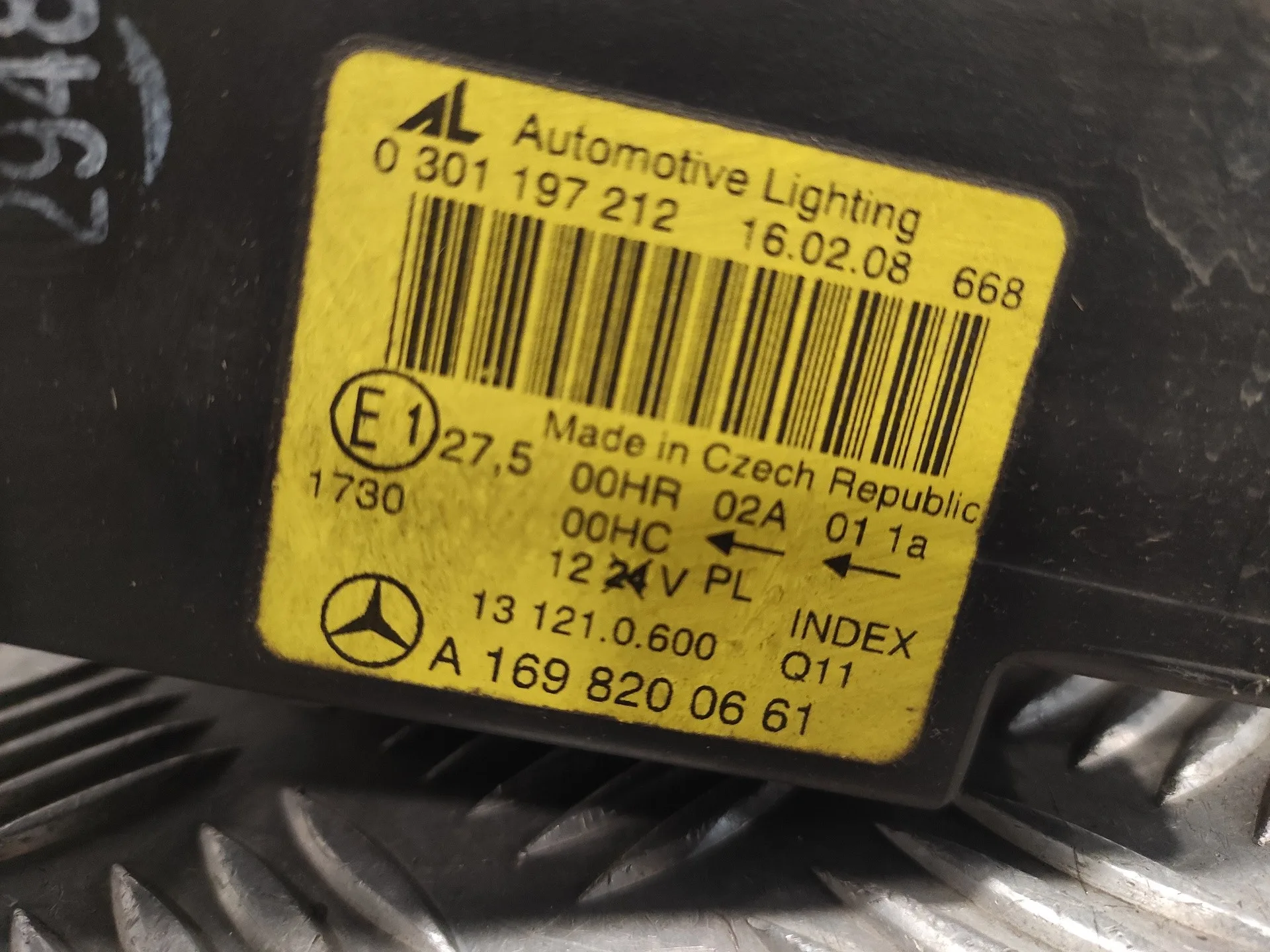 Faro Derecho para Mercedes-Benz Clase A (W169)