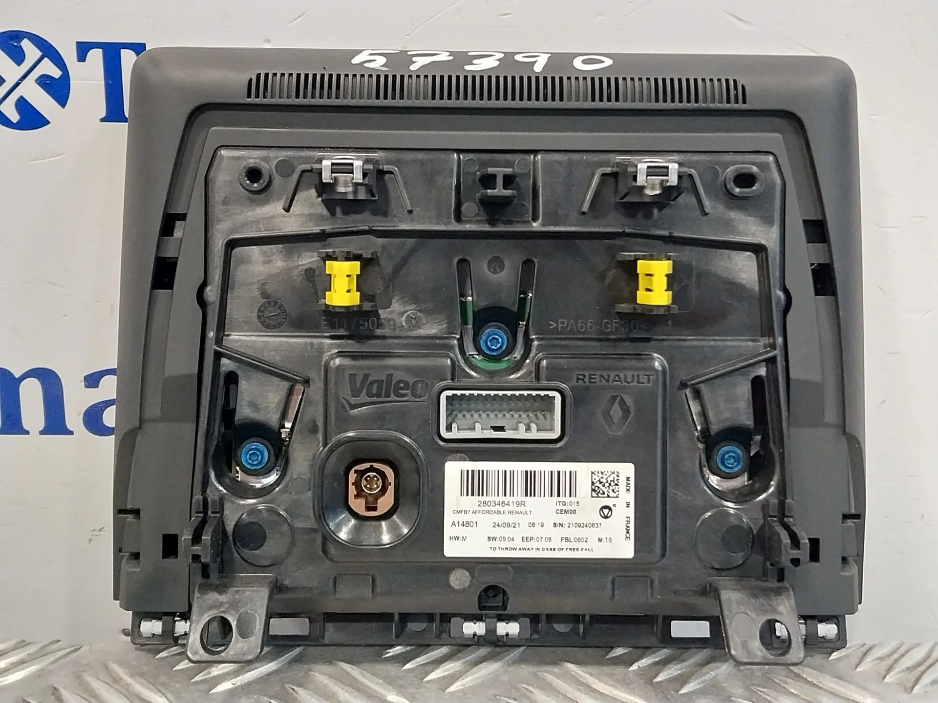 Pantalla / Mando Multifuncion para Renault Captur Ii